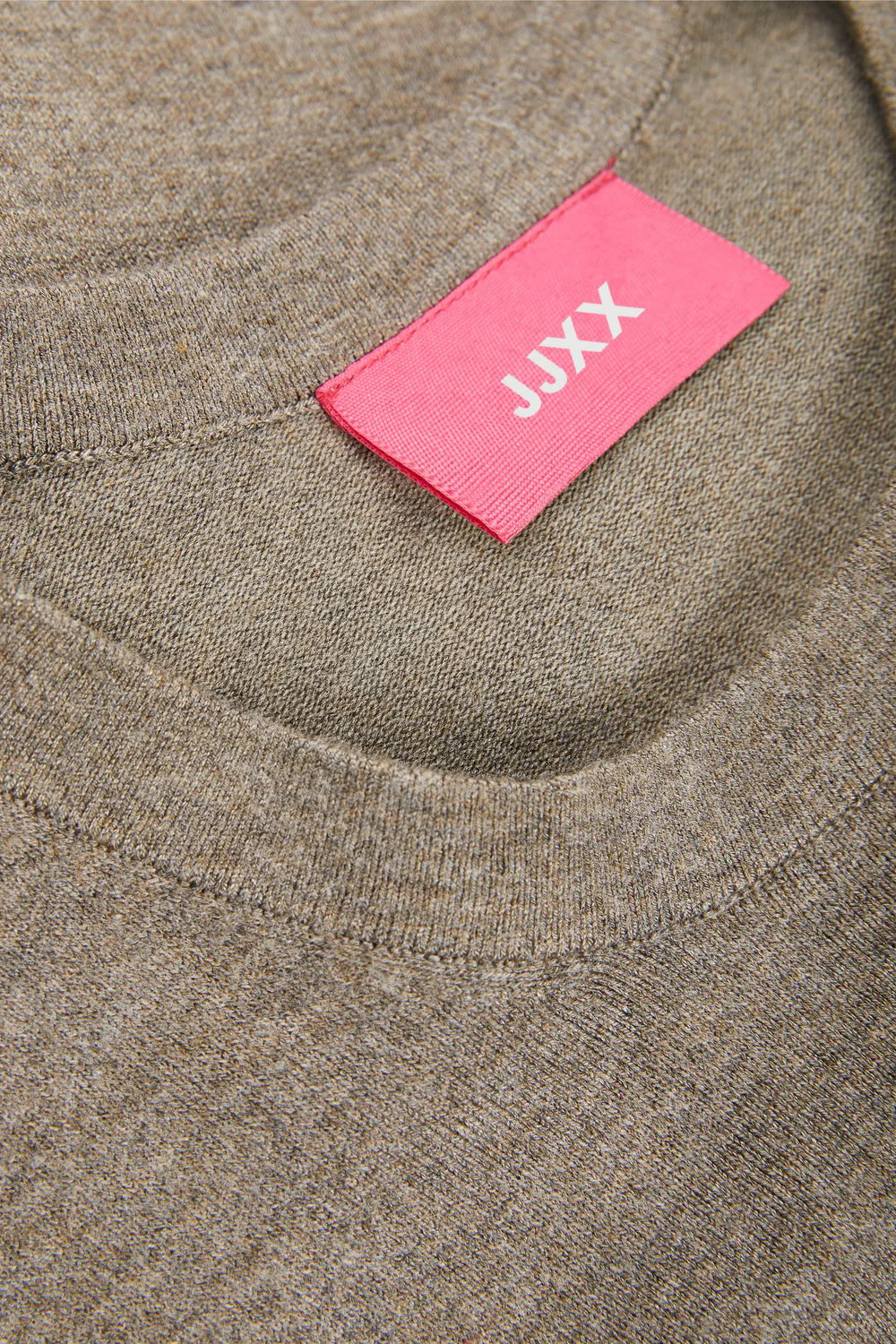 JXLara Soft Crew Neck Knit - Brindle - Image 6