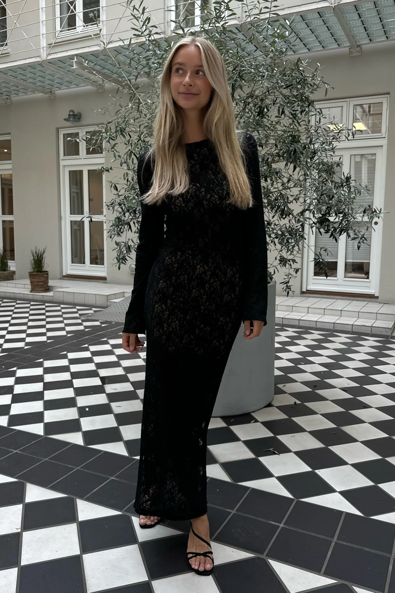 LeaIC Lace Dress - Black - Image 6