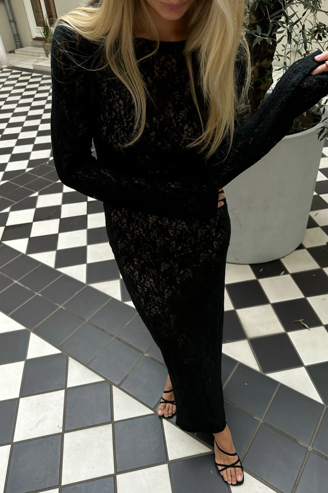 LeaIC Lace Dress - Black - Image 8