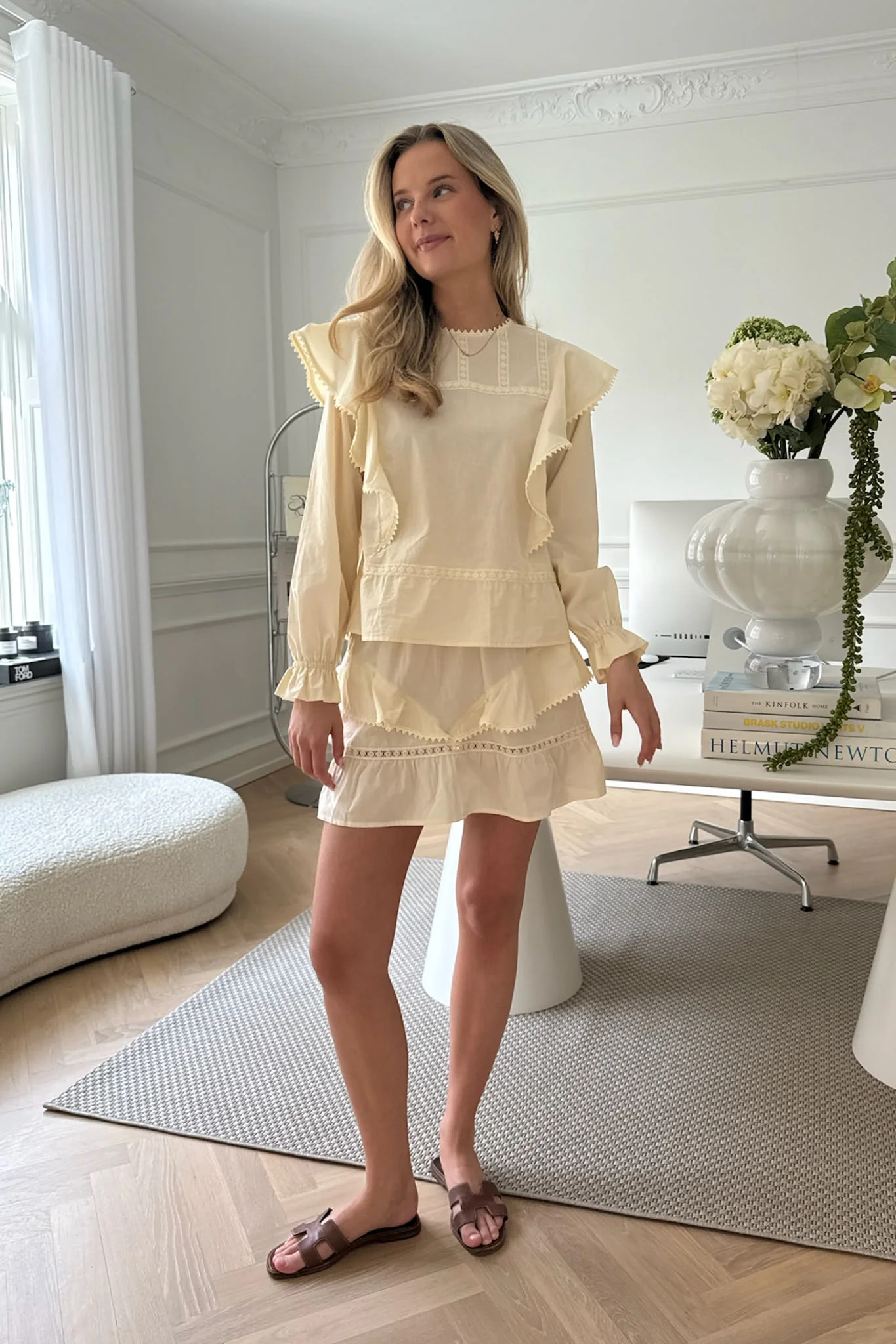 LeonoraIC Lace Shirt - Creme - Image 3