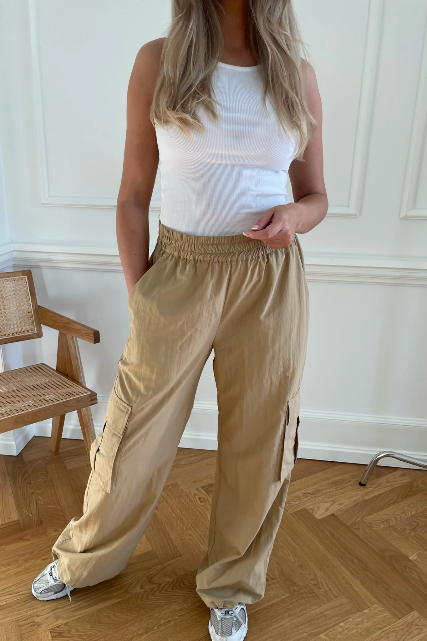 LivaIC Cargo Pants - Sand - Image 2