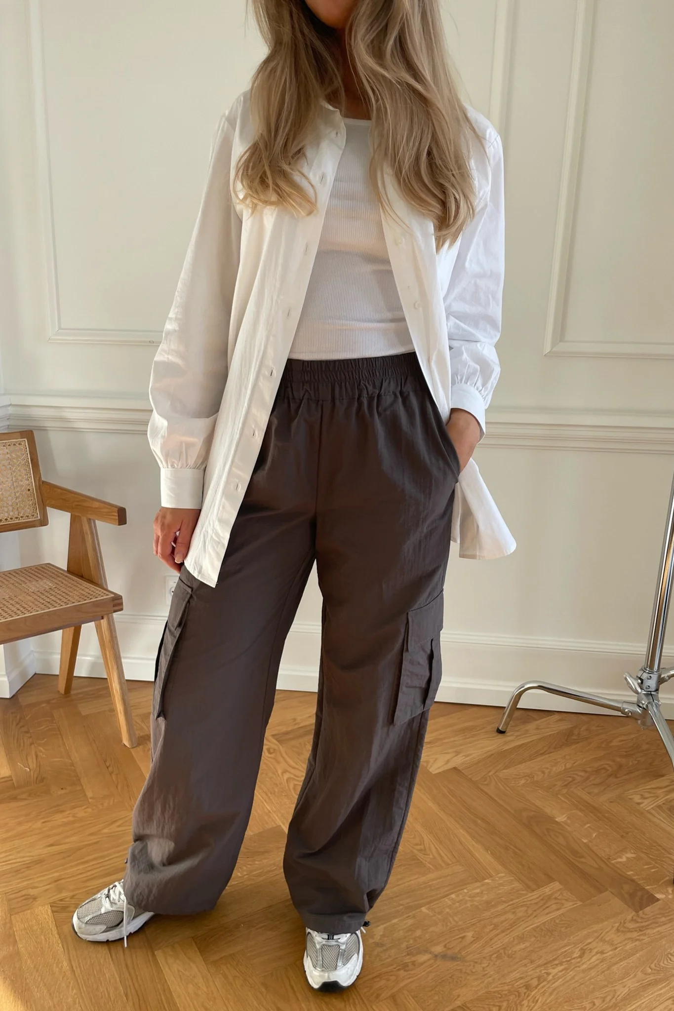 LivaIC Cargo Pants - Stone - Image 2