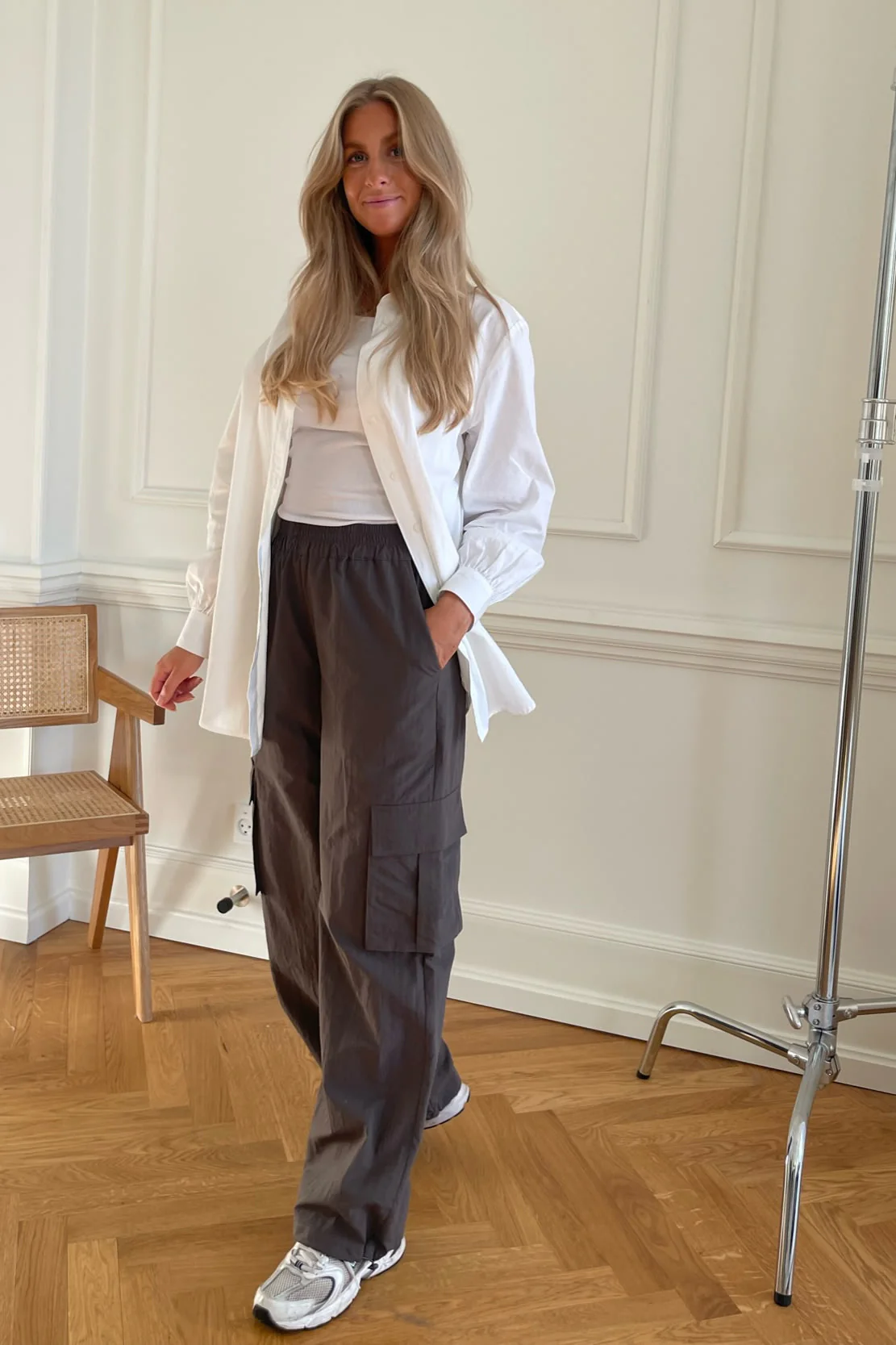 LivaIC Cargo Pants - Stone - Image 3