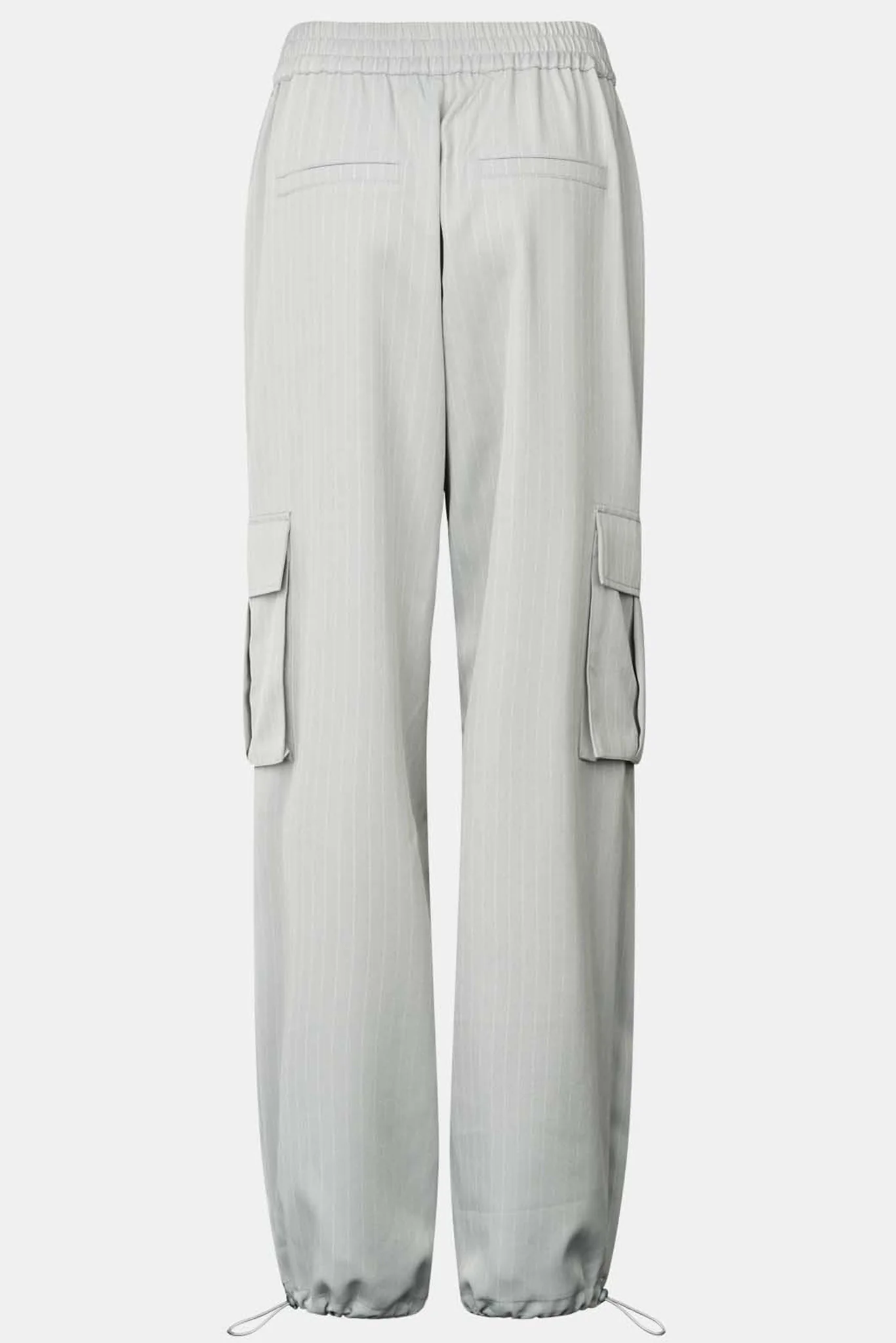 LivaIC Cargo Pants - Light Grey Pinstripe - Image 7