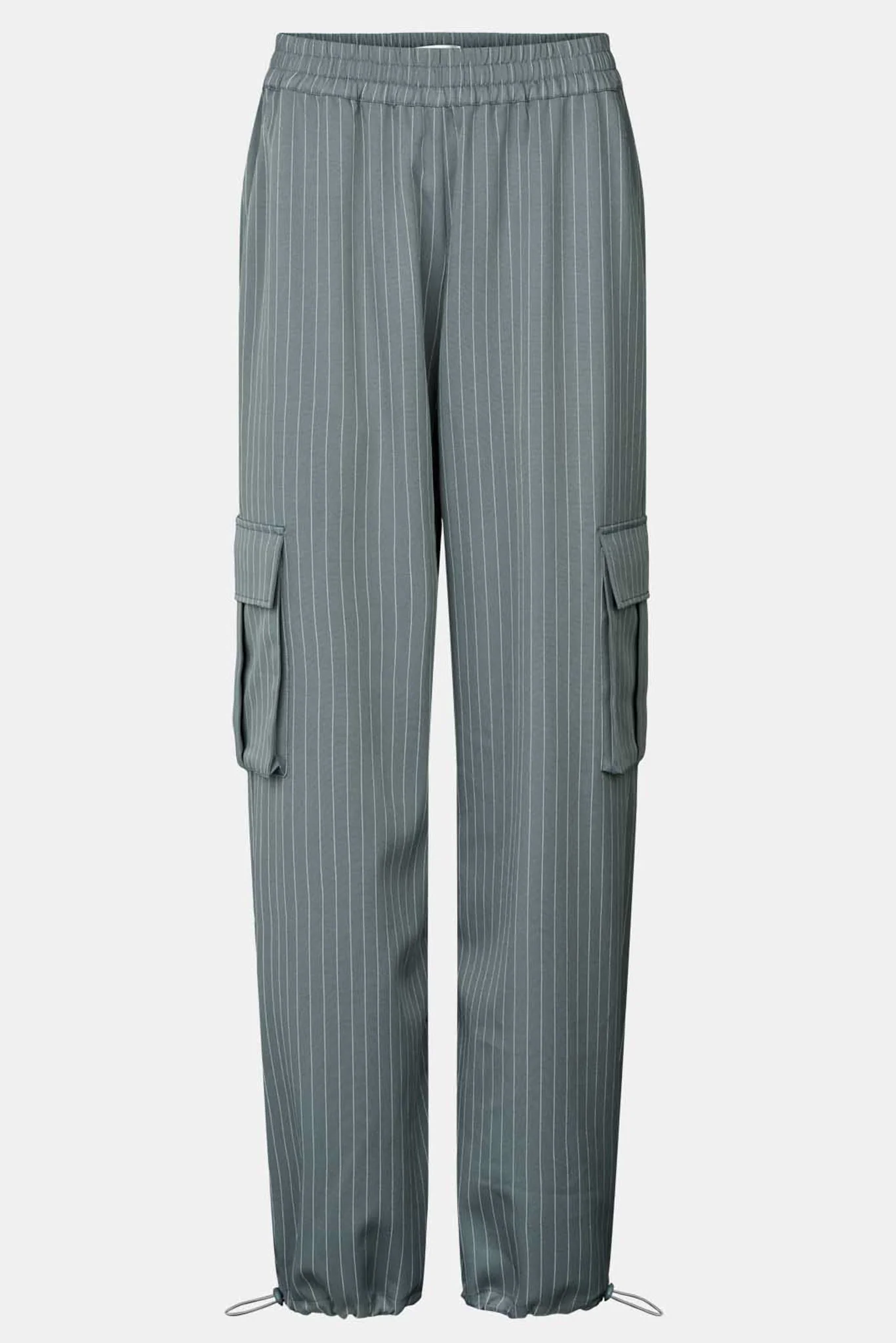 LivaIC Cargo Pants - Dark Grey Pinstripe - Image 6