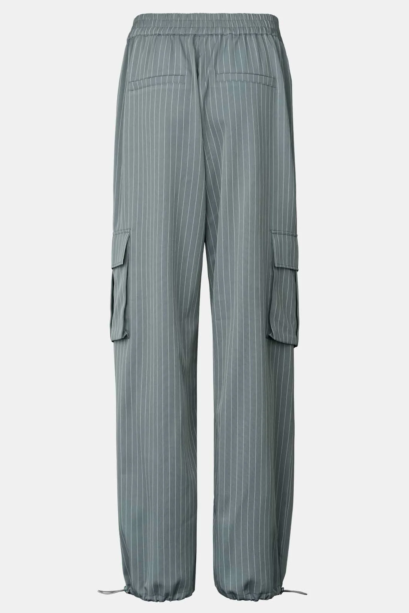 LivaIC Cargo Pants - Dark Grey Pinstripe - Image 7