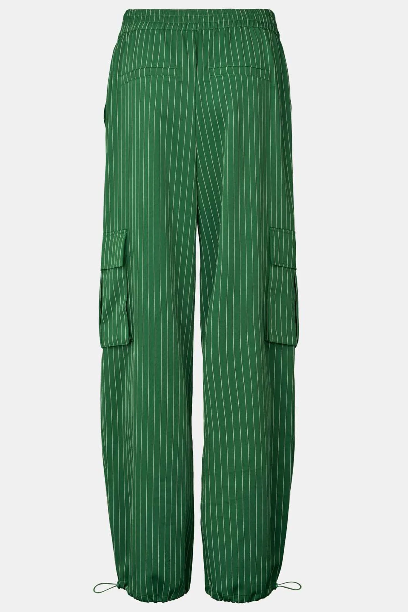 LivaIC Cargo Pants - Dark Green Pinstripe - Image 10