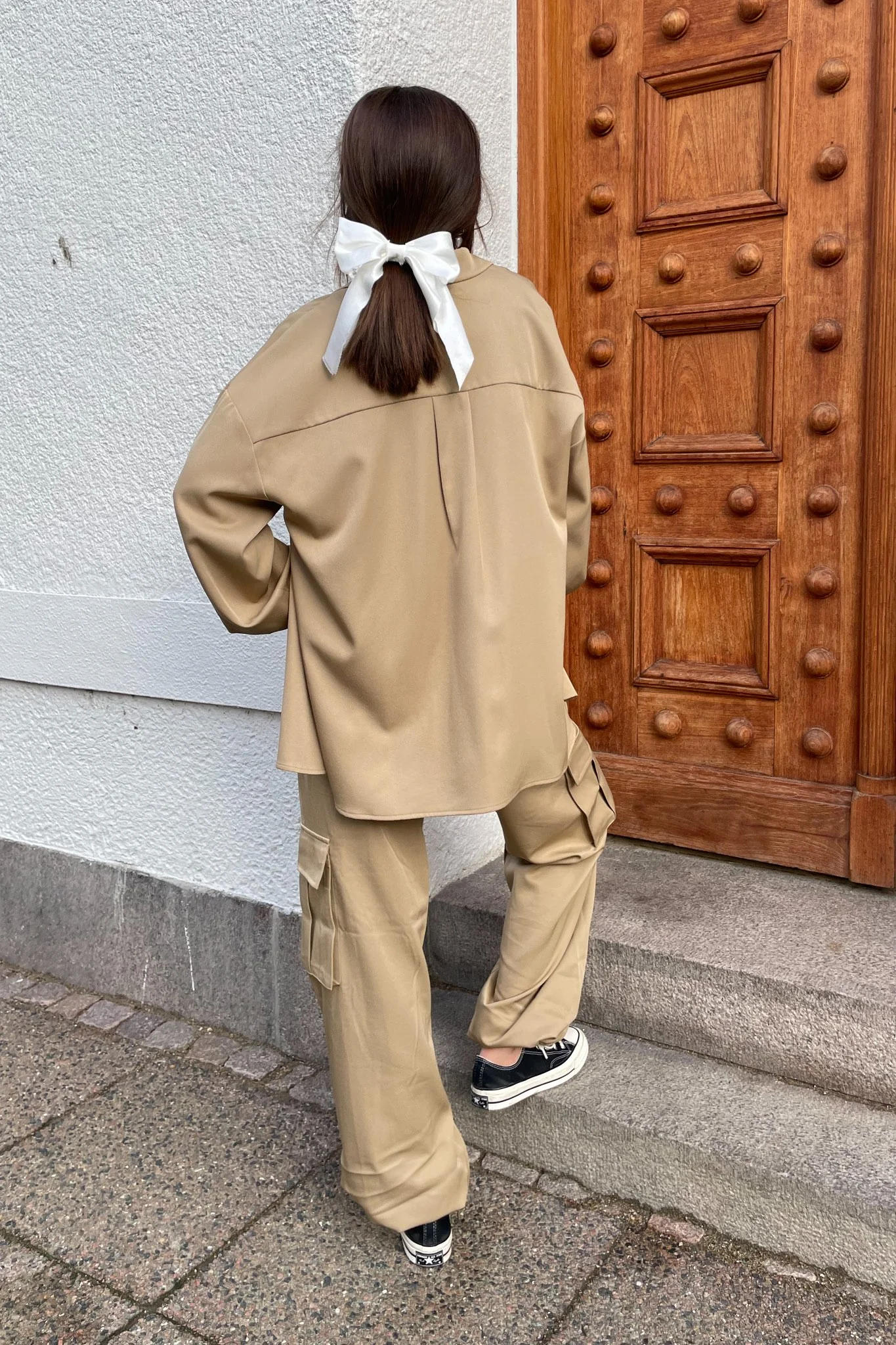 LivaIC Cargo Pants - Warm Beige - Image 2