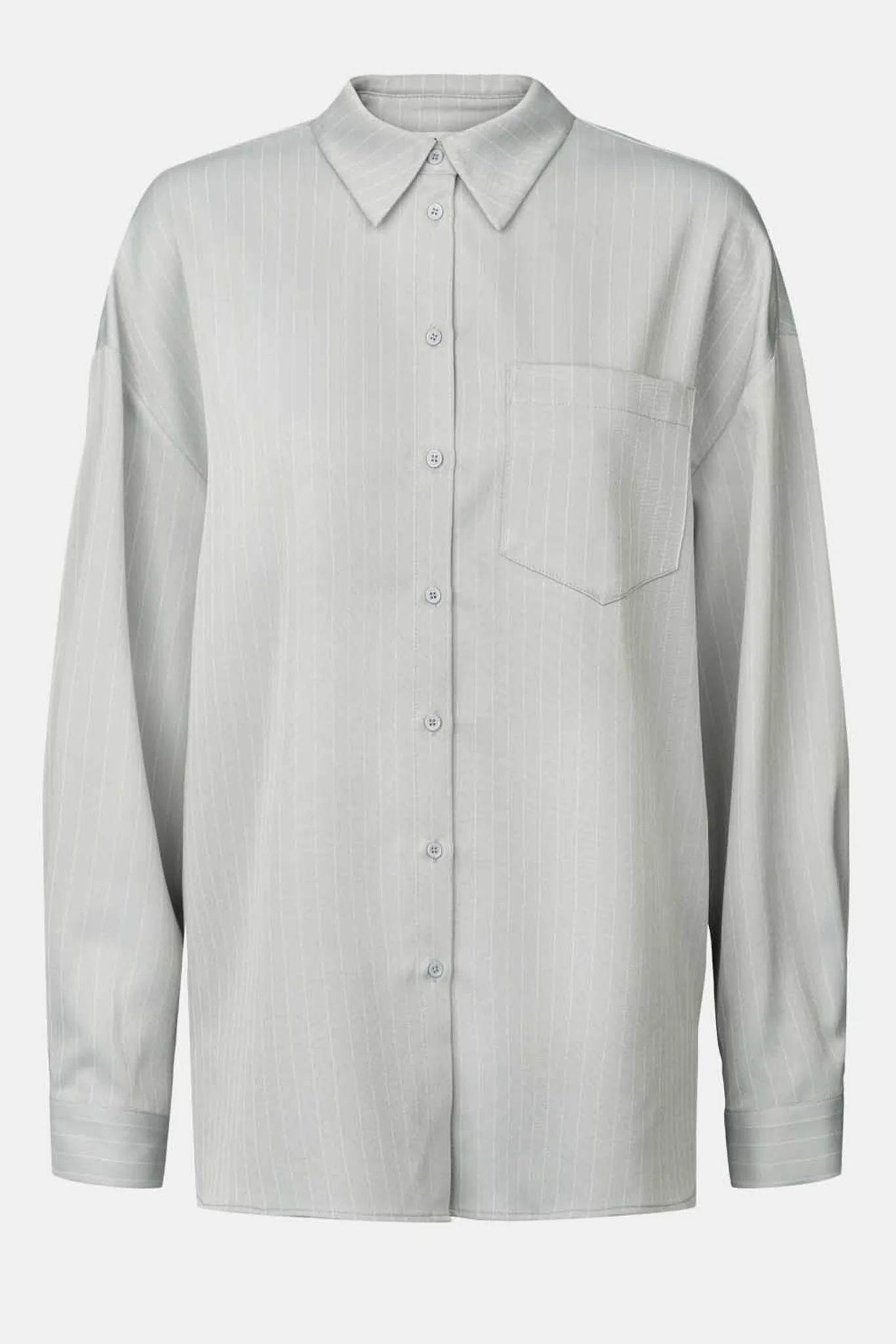 LivaIC Shirt - Light Grey Pinstripe - Image 7