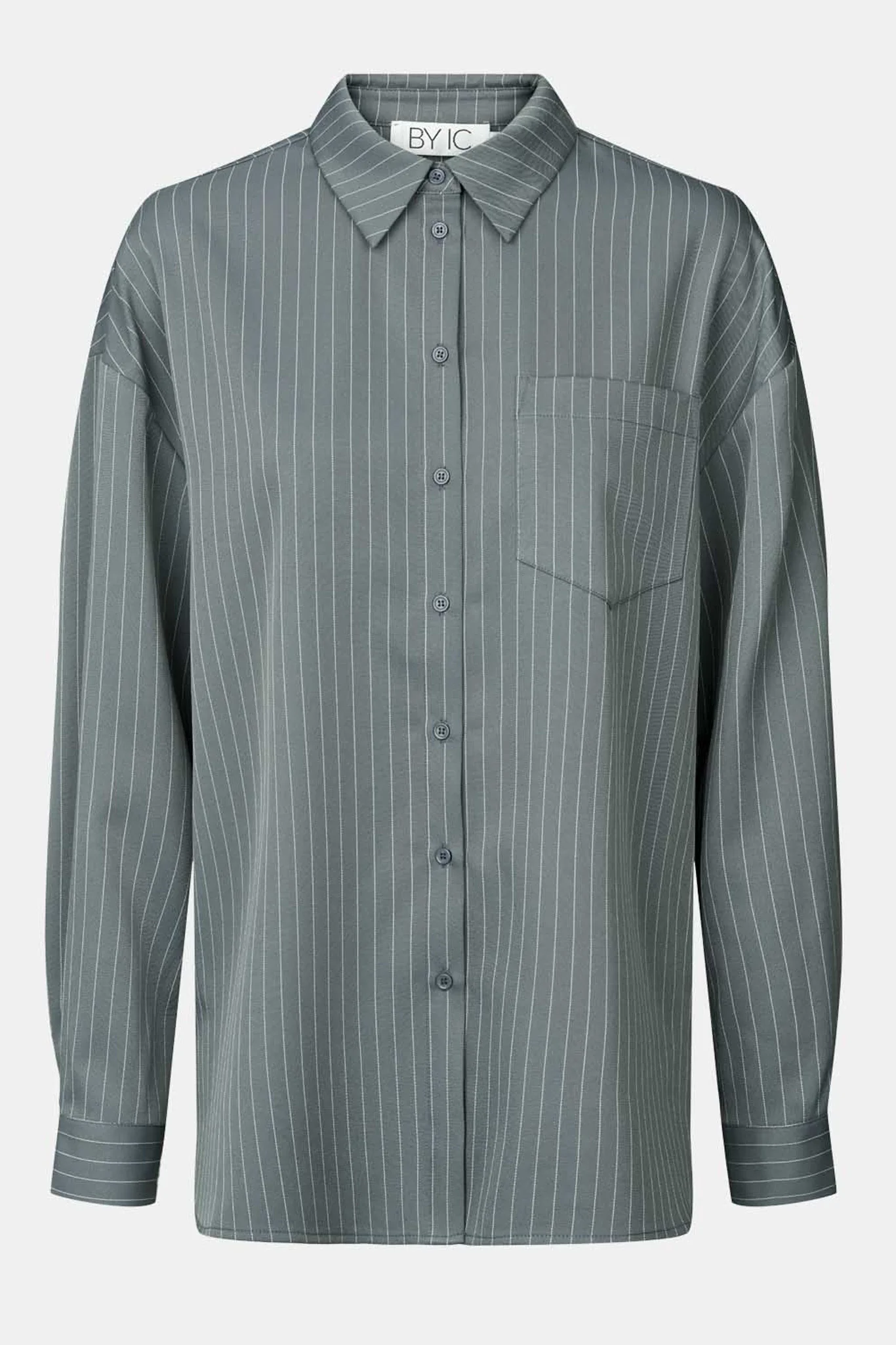 LivaIC Shirt - Dark Grey Pinstripe - Image 6