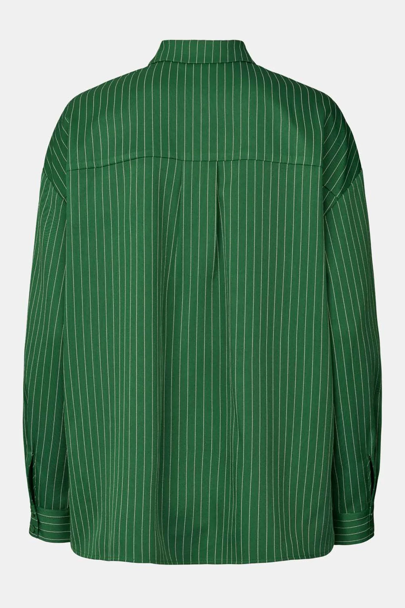 LivaIC Shirt - Dark Green Pinstripe - Image 10