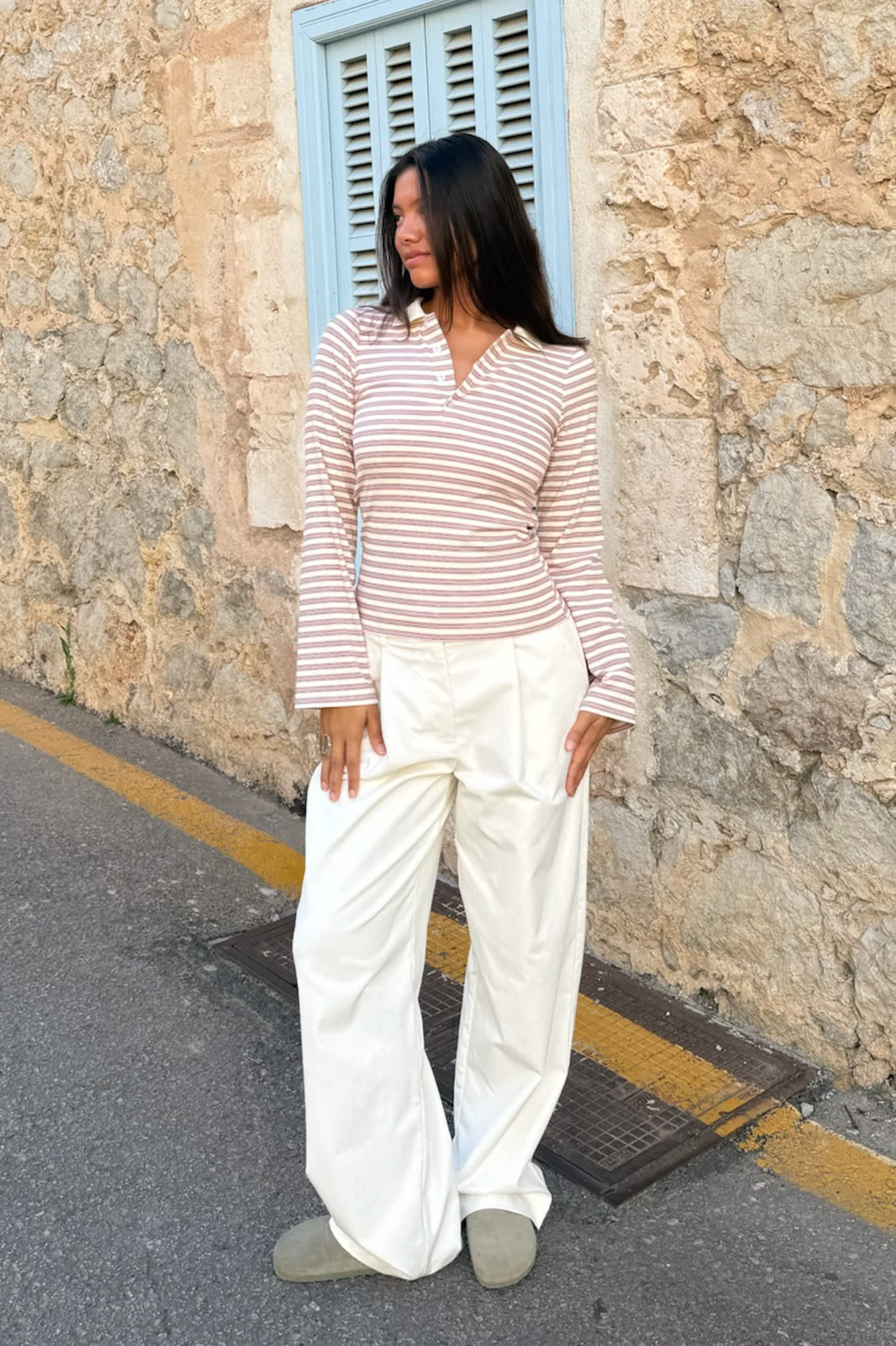 LivaIC Polo - Lavender Stripes - Image 5