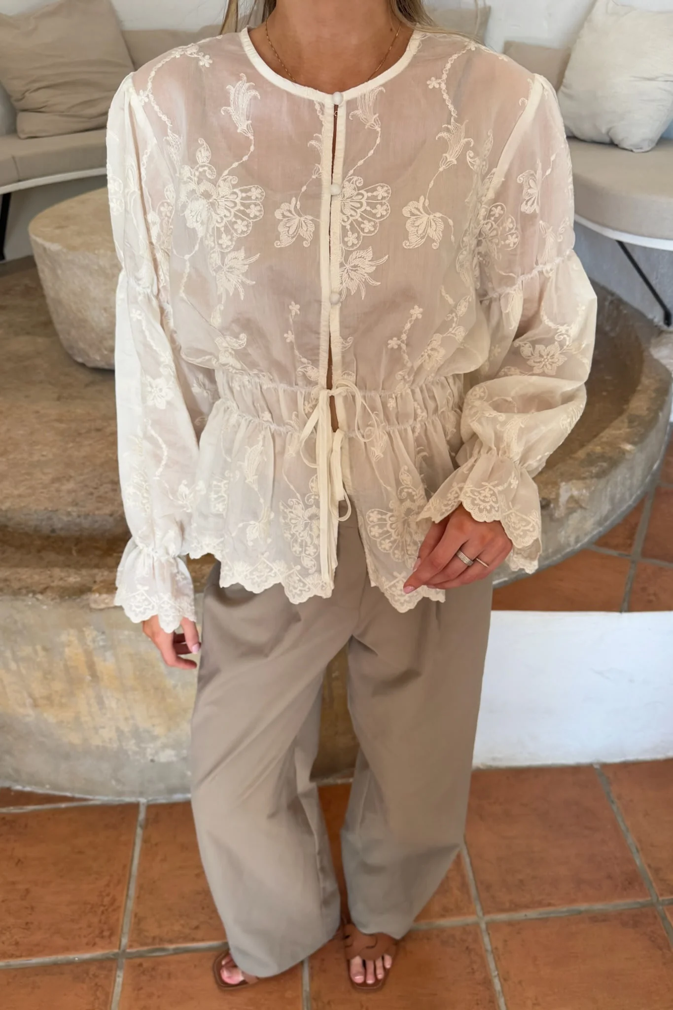 LolaIC Shirt - White Embroidery - Image 7