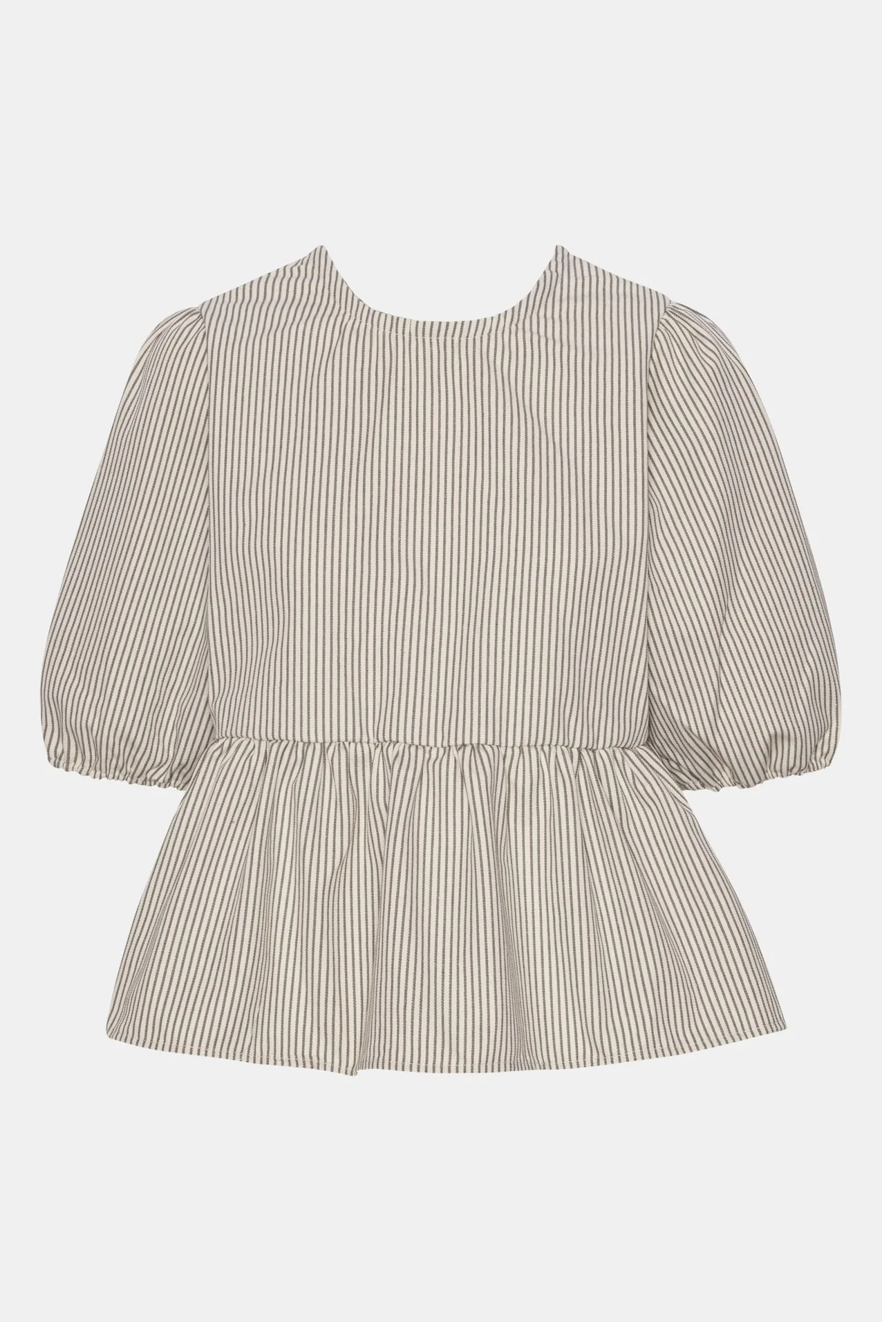 LulaIC Top - Dark Beige Woven Stripe - Image 10