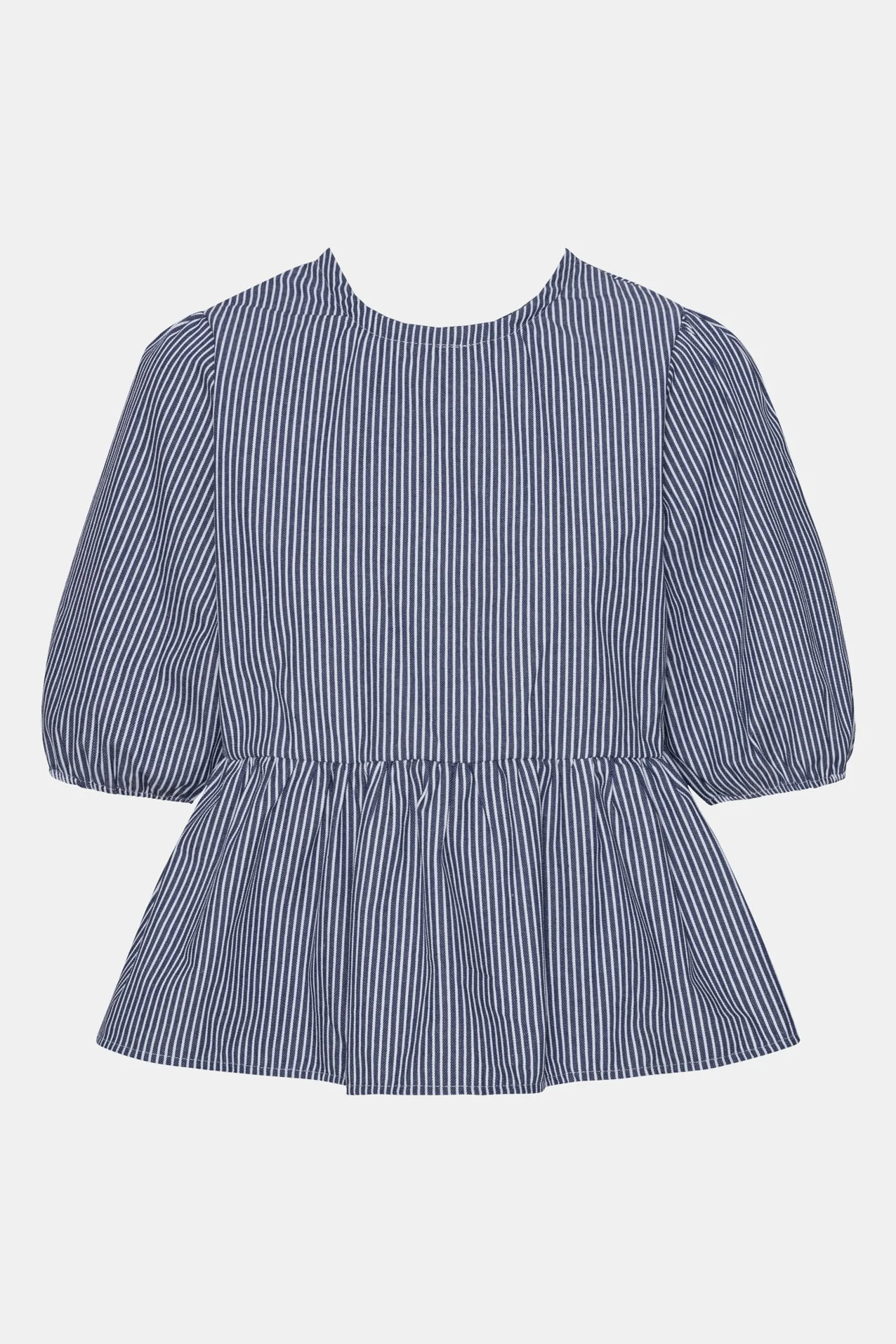 LulaIC Top - Blue Woven Stripe - Image 11