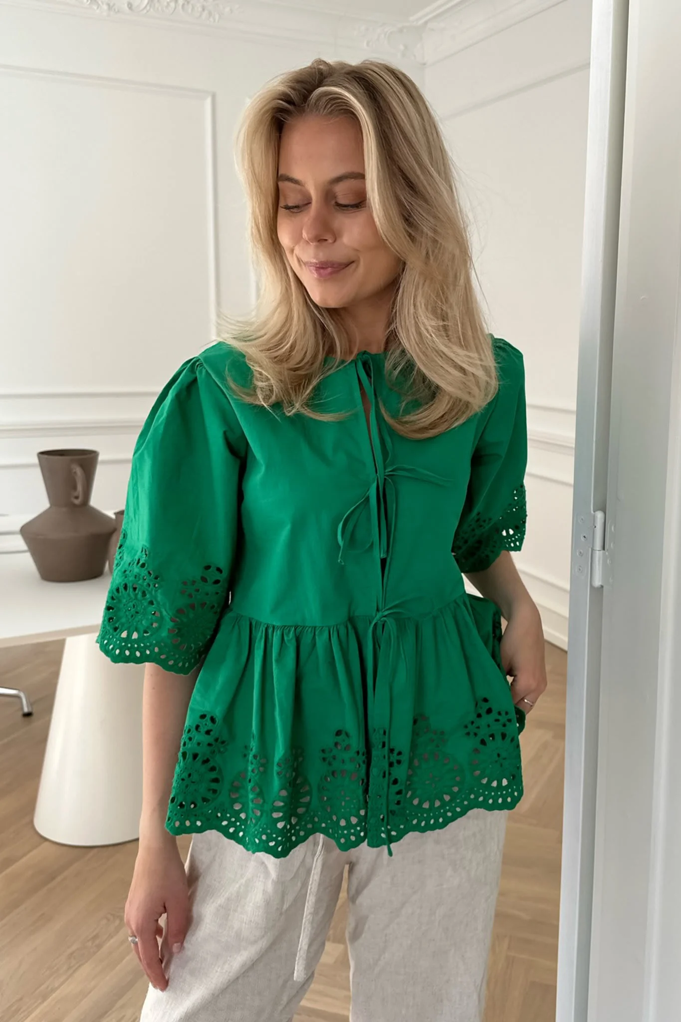 LulaIC Top - Green Embroidery - Image 5