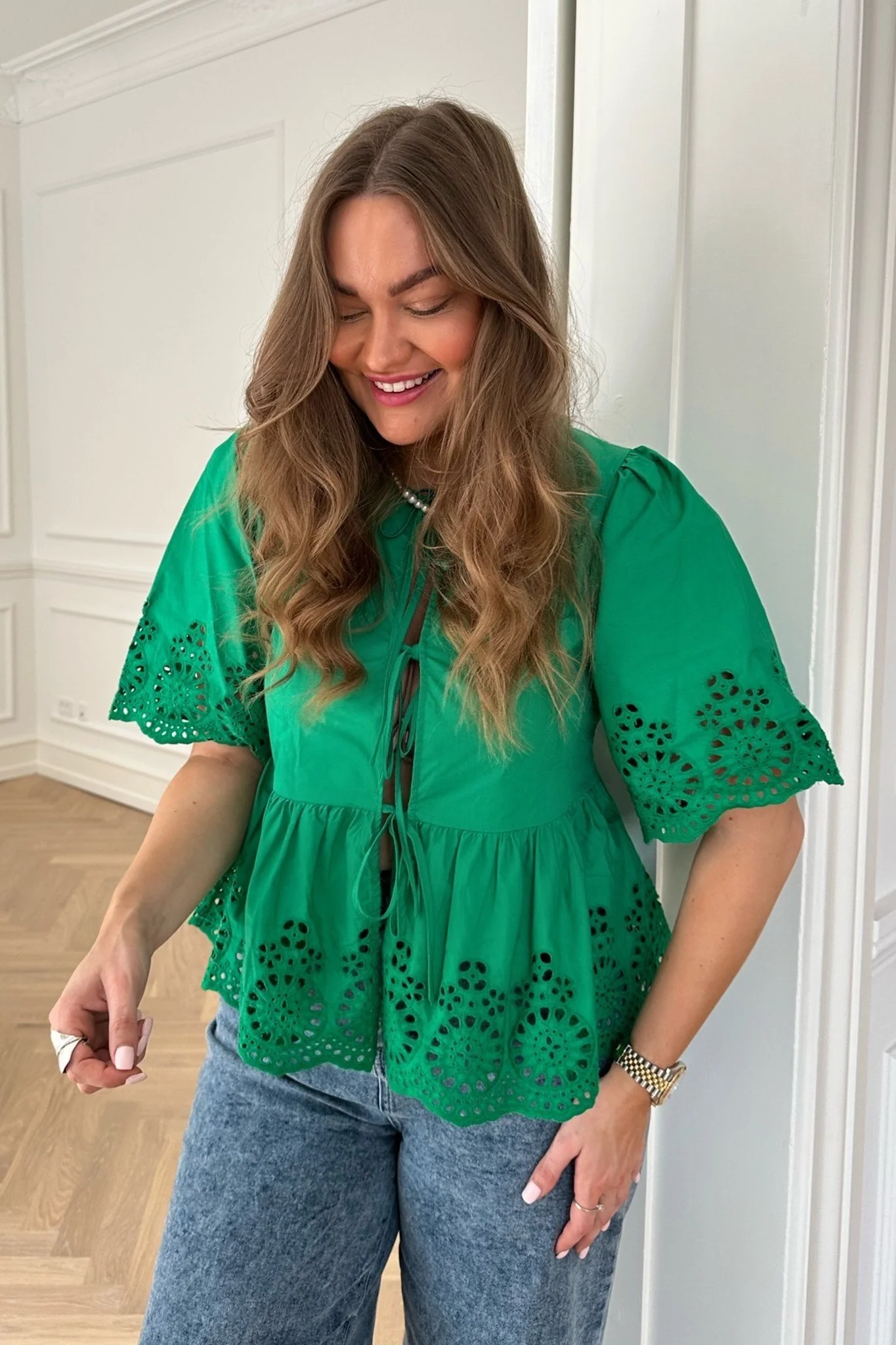 LulaIC Top - Green Embroidery - Image 6