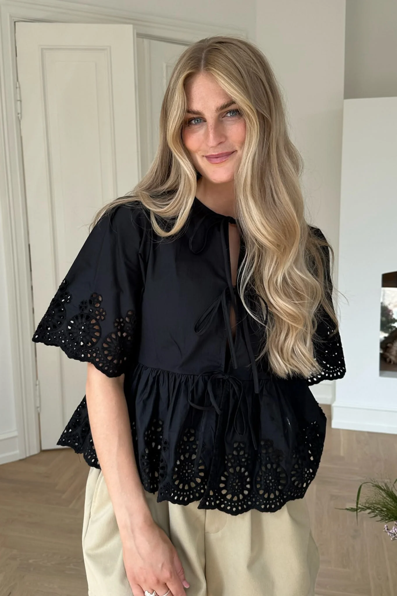 LulaIC Top - Black Embroidery - Image 4