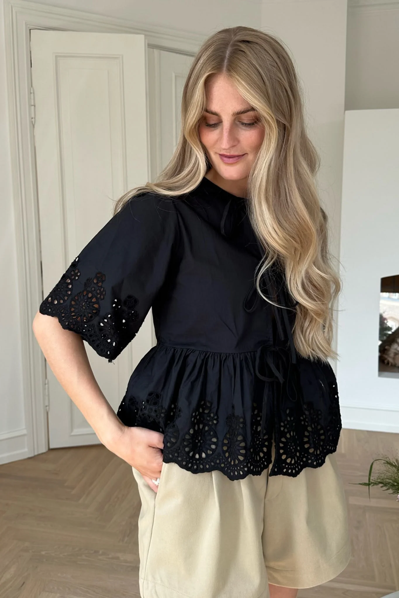 LulaIC Top - Black Embroidery - Image 5