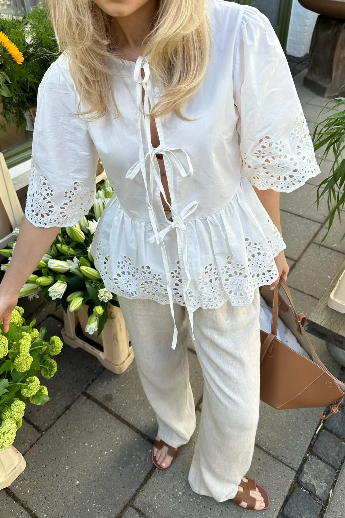LulaIC Top - White Embroidery - Image 2