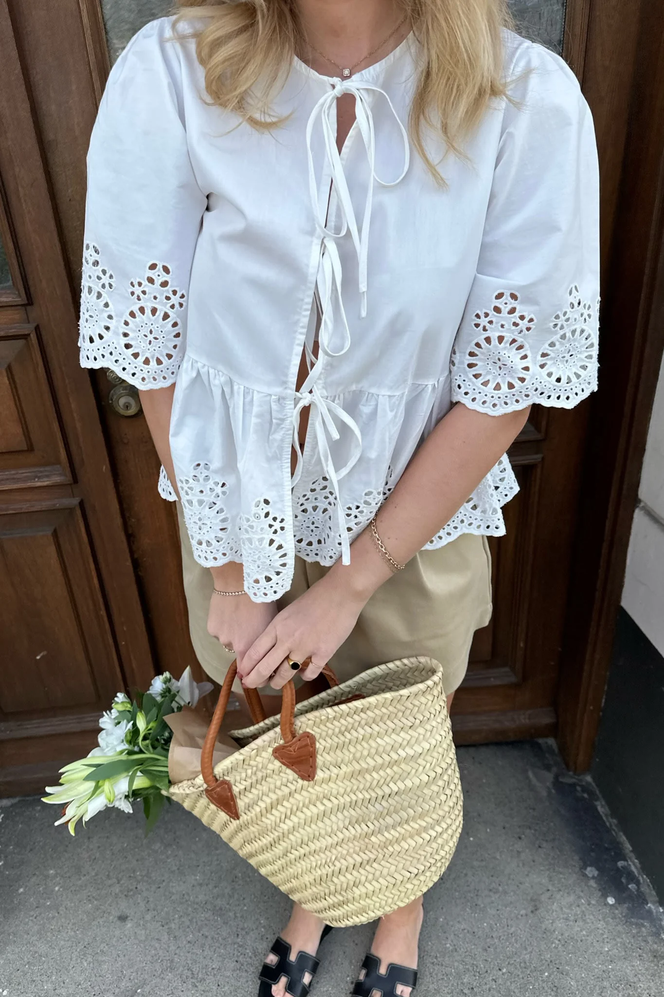 LulaIC Top - White Embroidery - Image 4