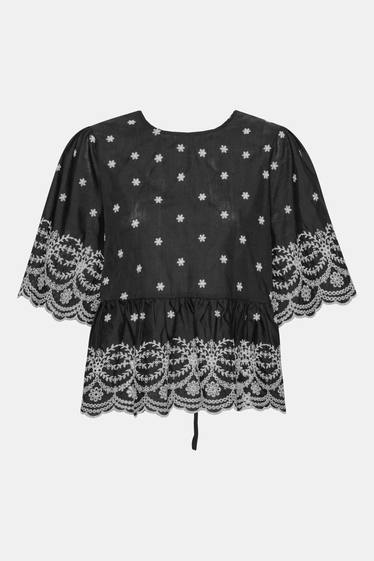 LulaIC Top - Black White Embroidery - Image 7