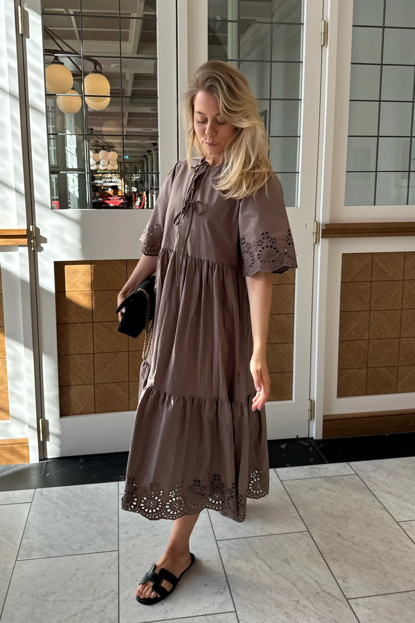 LuluIC Long Dress - Mocca - Image 11