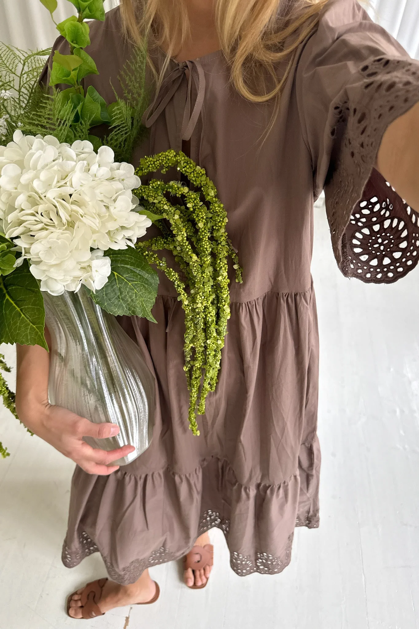 LuluIC Long Dress - Mocca - Image 4