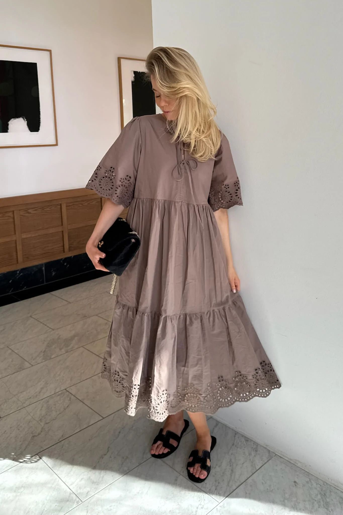 LuluIC Long Dress - Mocca - Image 9