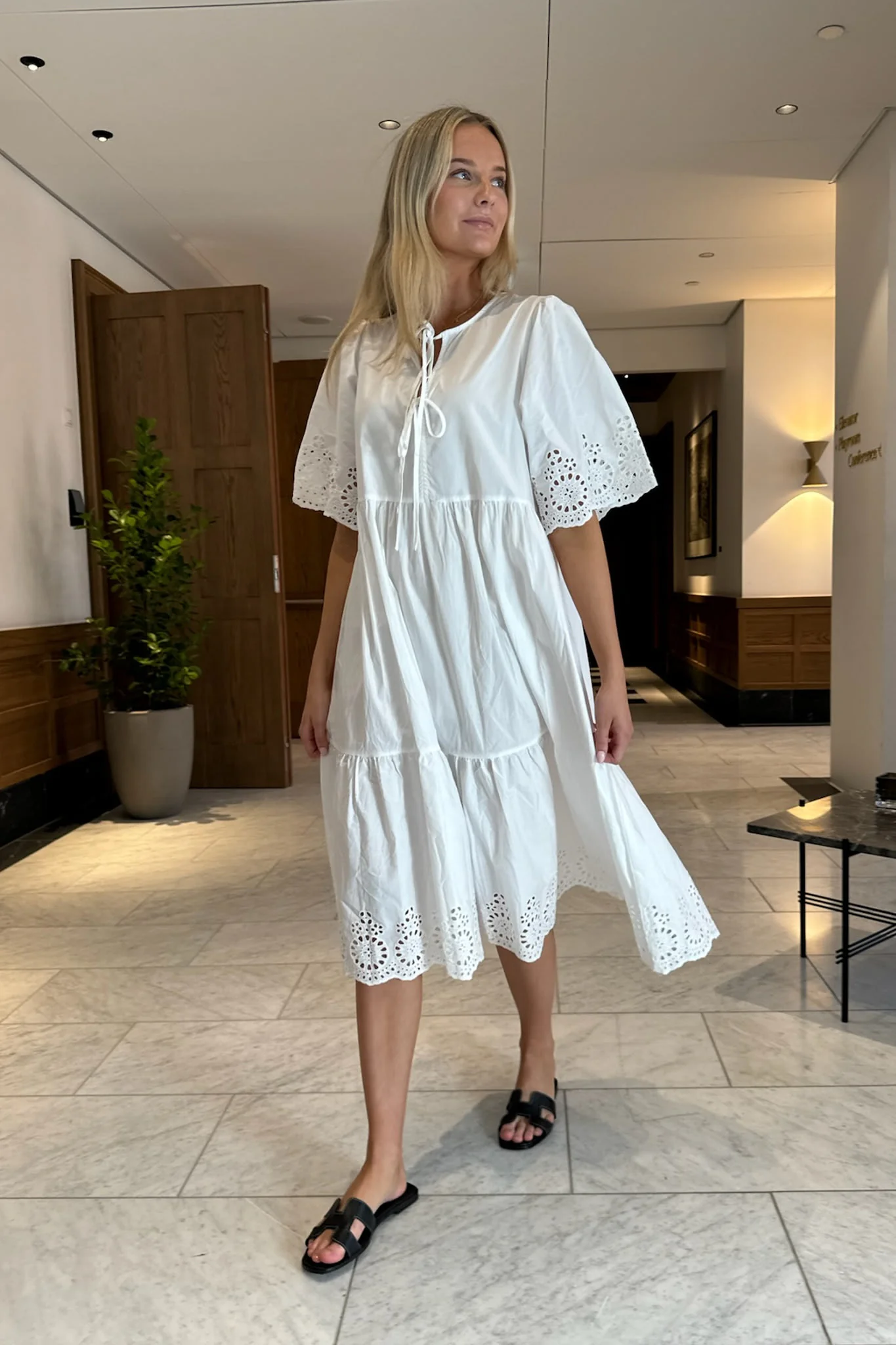 LuluIC Long Dress - White - Image 11