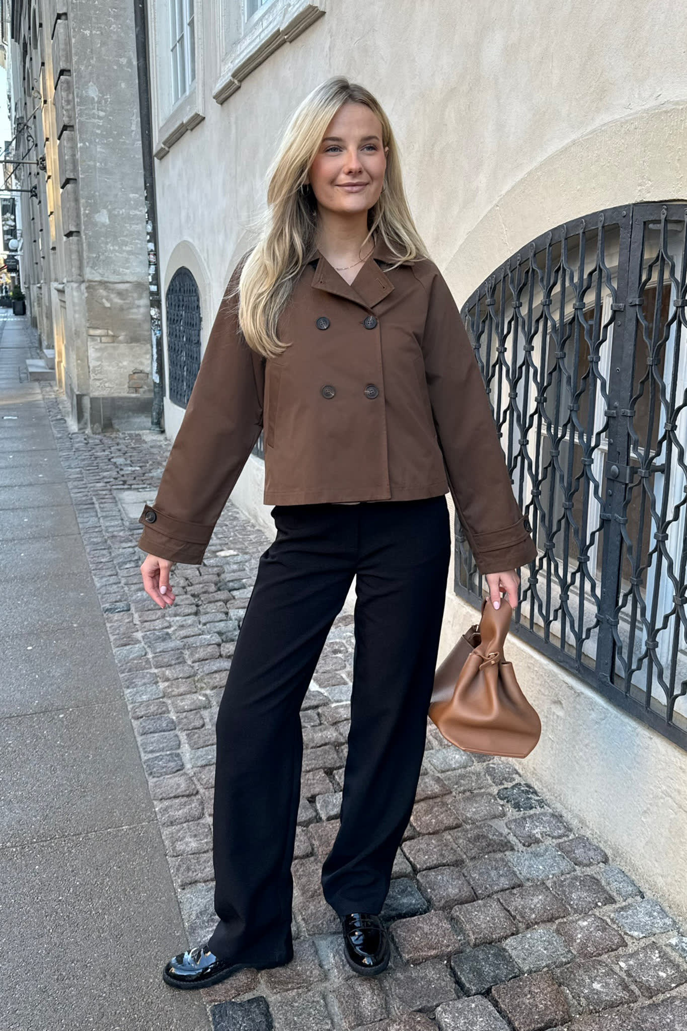 LunaIC Trenchcoat - Dark Brown - Image 6