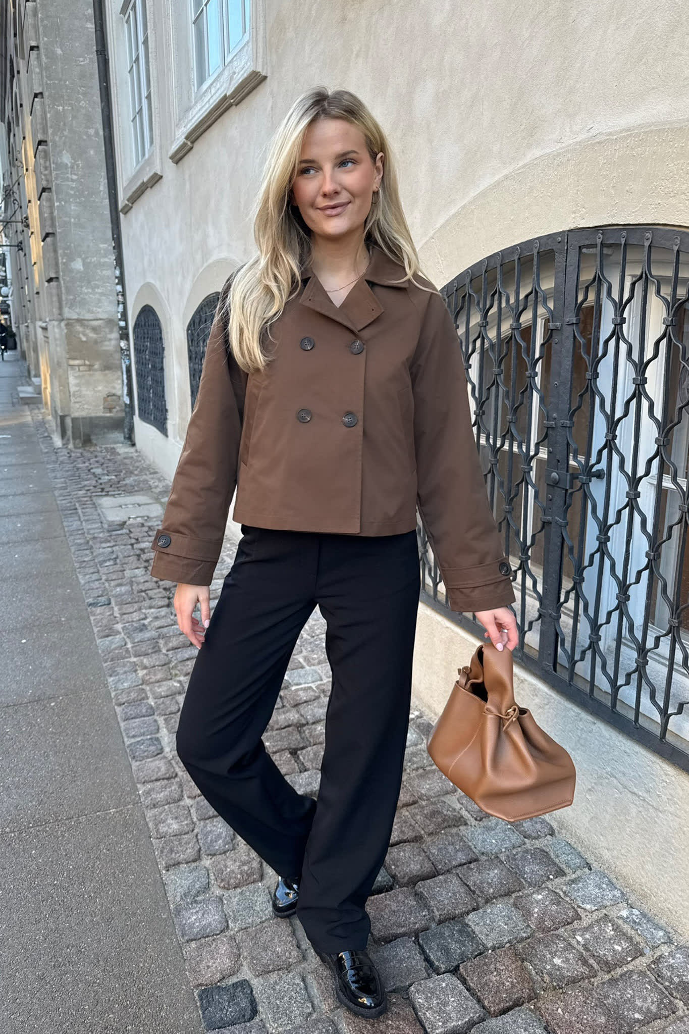 LunaIC Trenchcoat - Dark Brown - Image 7