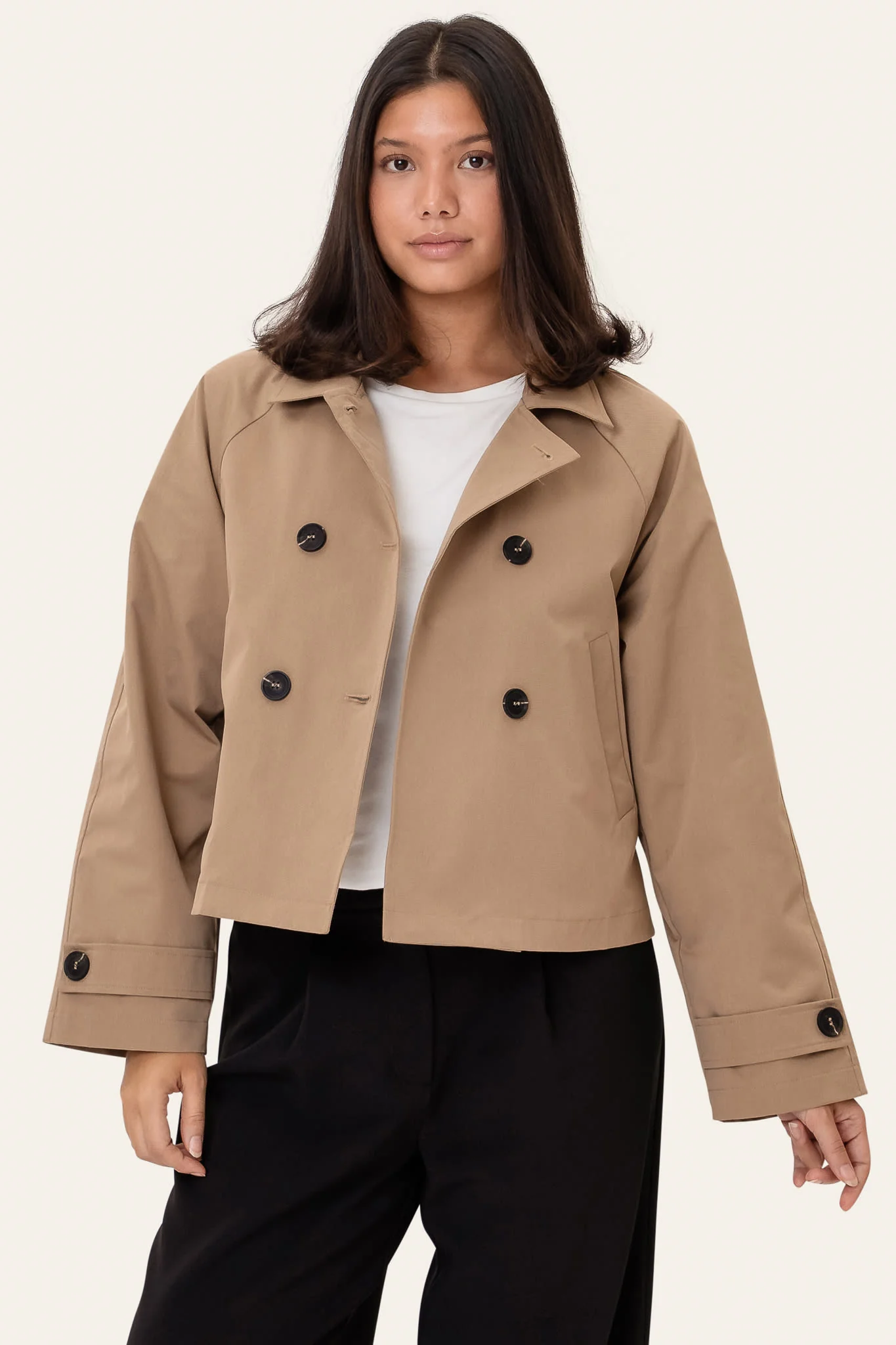 LunaIC Trenchcoat - Light Brown - Image 6