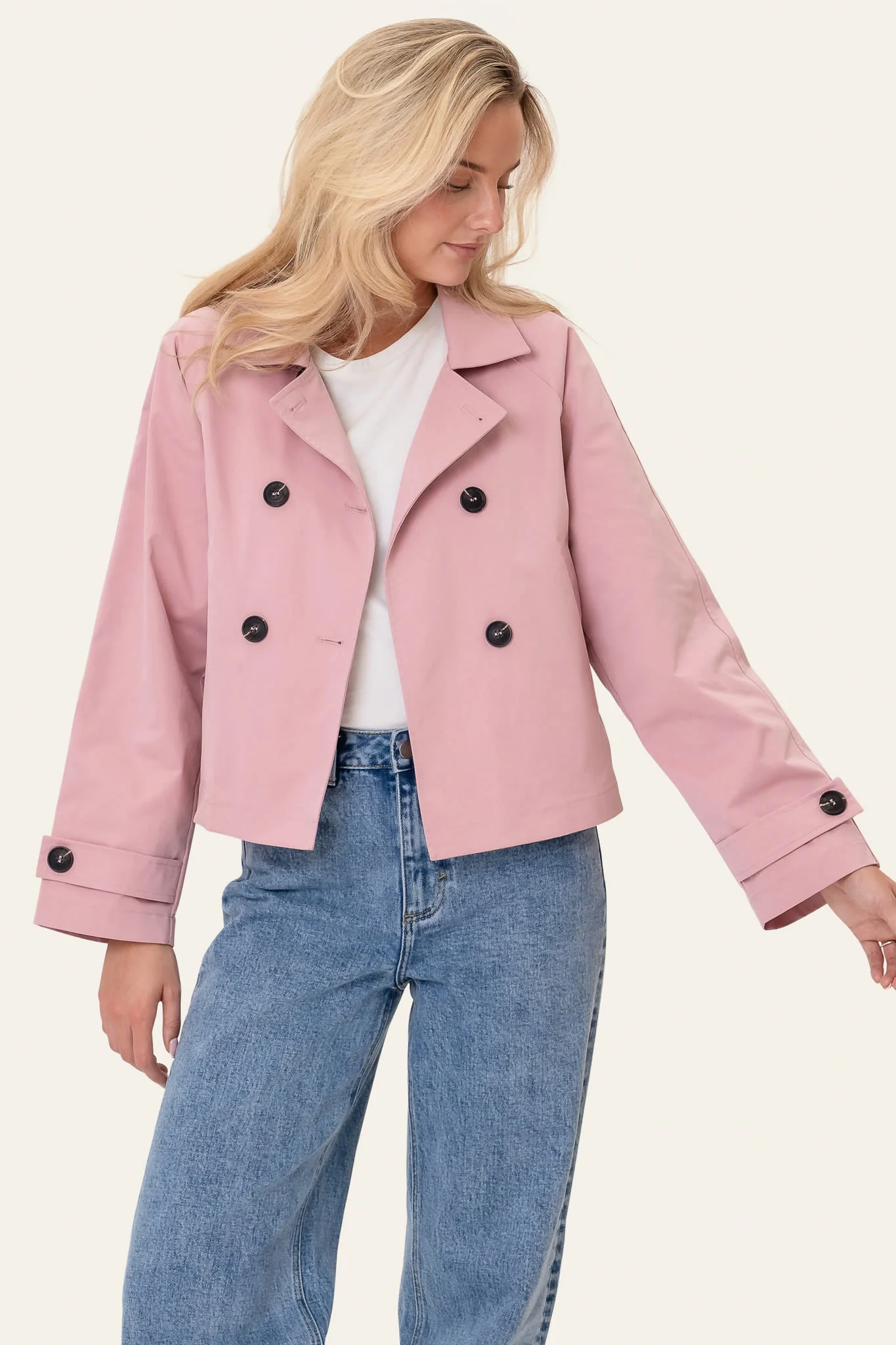 LunaIC Trenchcoat - Light Pink - Image 6