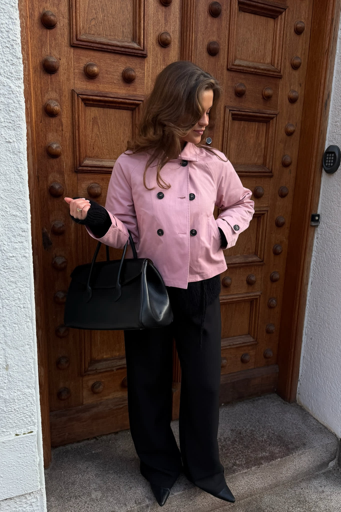 LunaIC Trenchcoat - Light Pink - Image 7