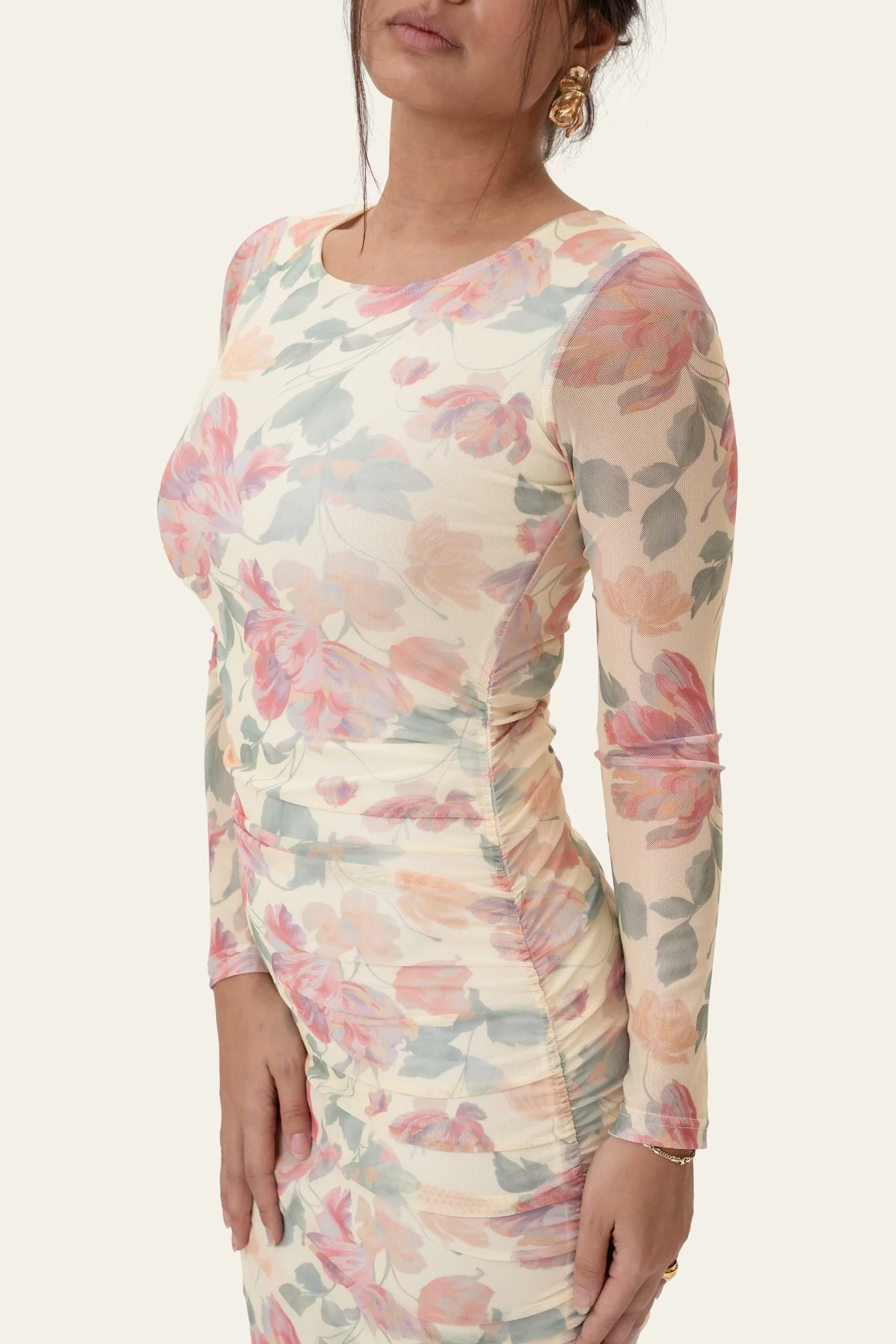 MaiIC Mesh Dress - Pastel Garden - Image 4