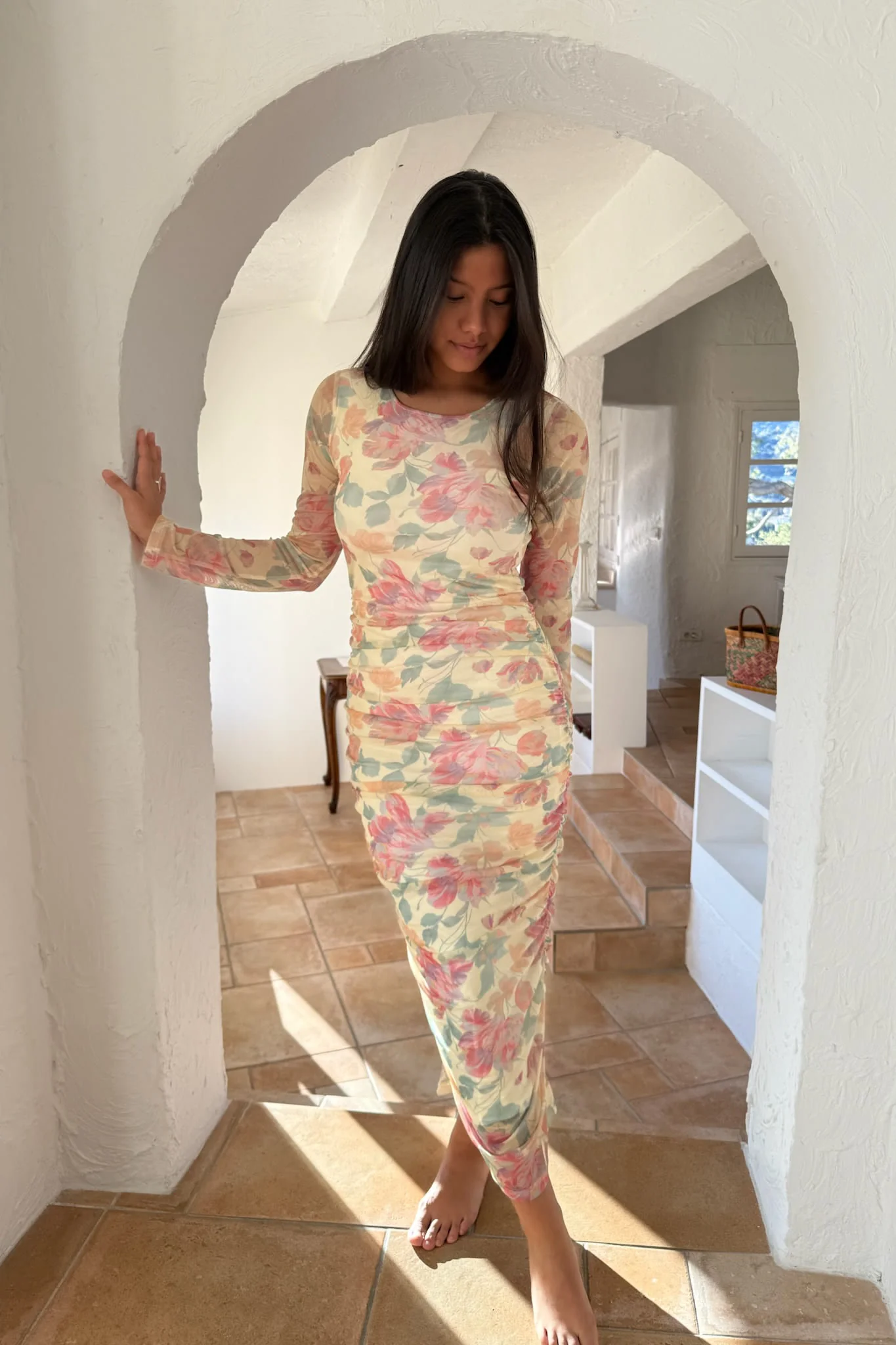 MaiIC Mesh Dress - Pastel Garden - Image 5