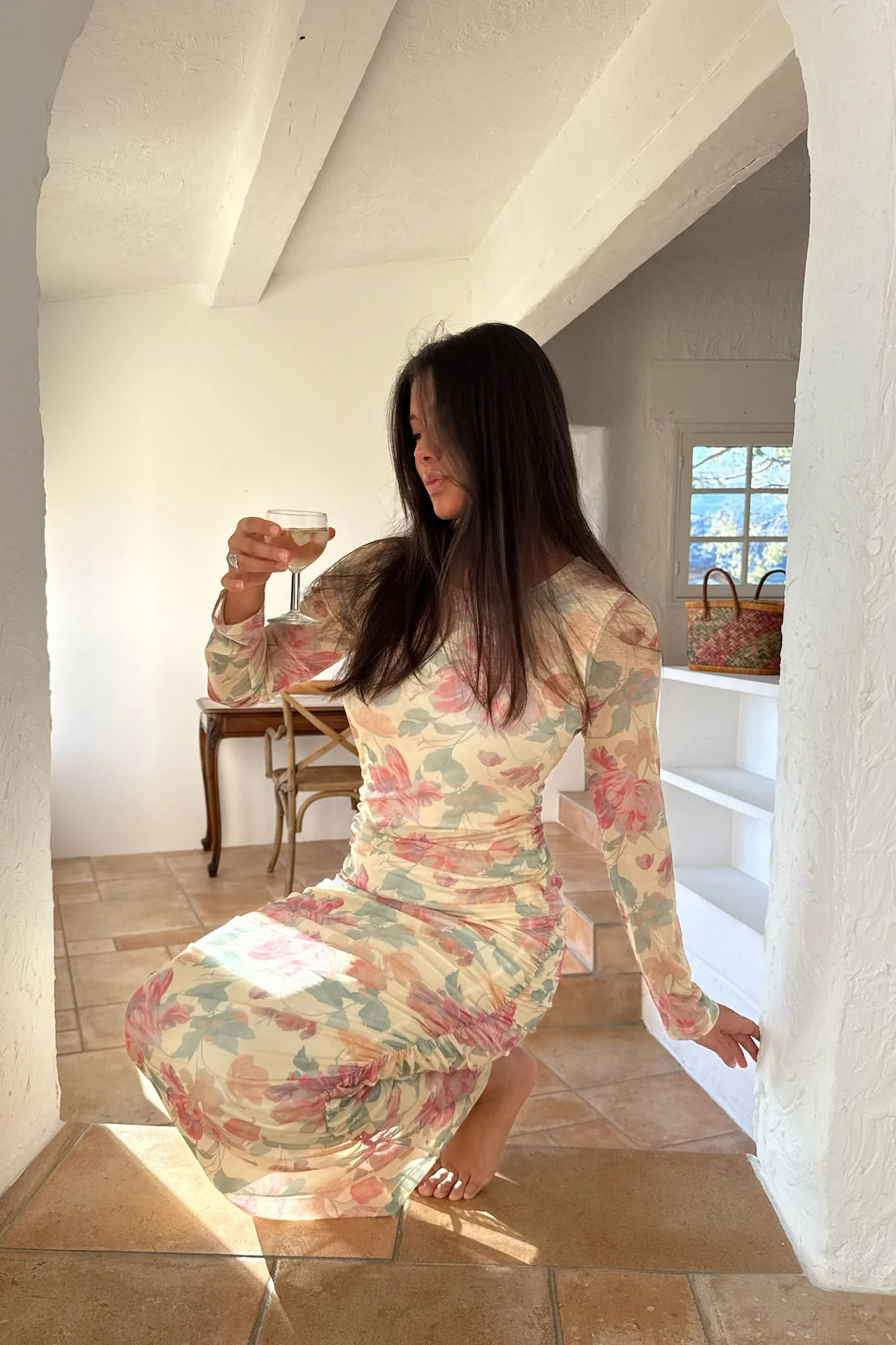 MaiIC Mesh Dress - Pastel Garden - Image 6