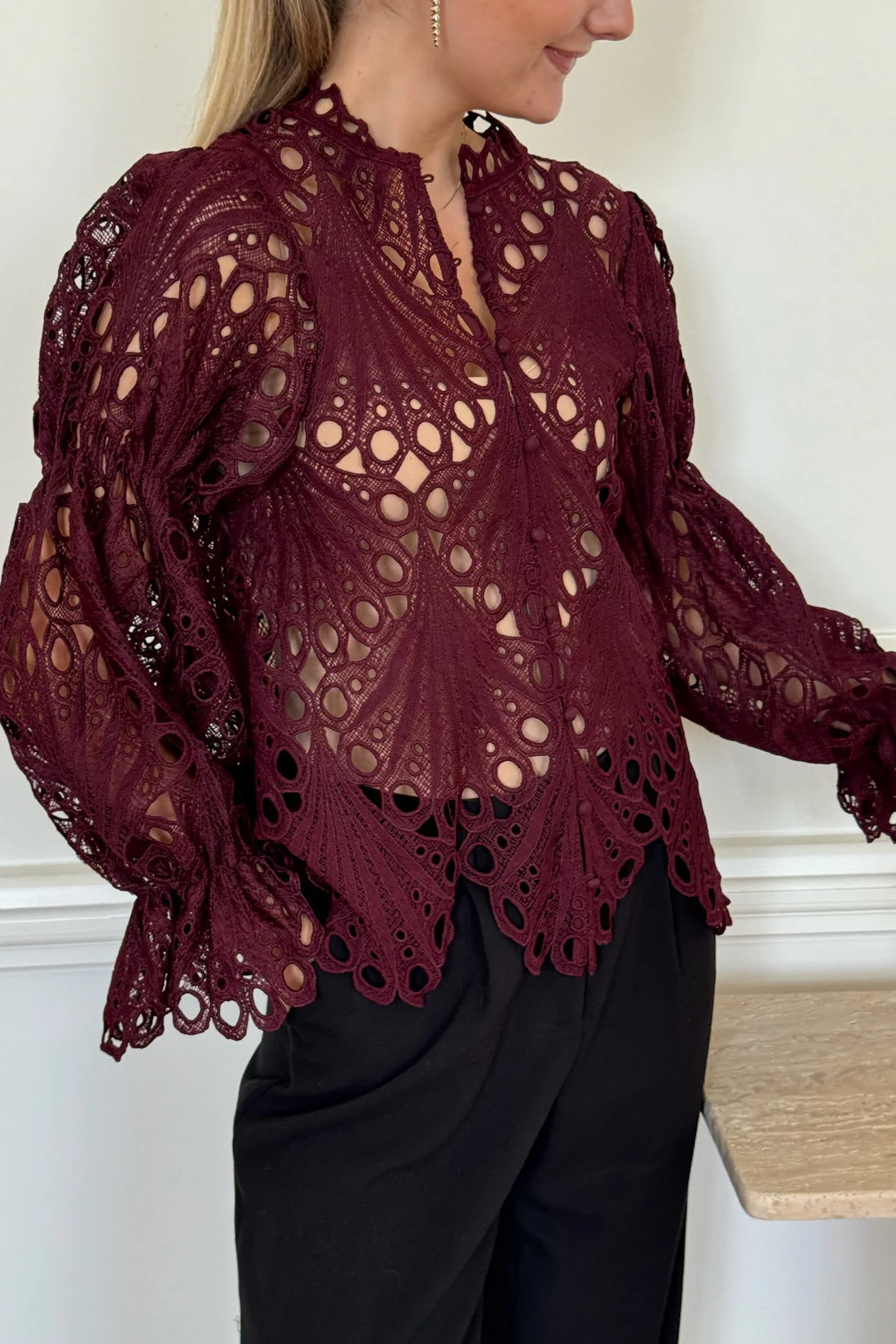 MajaIC Shirt - Bordeaux - Image 2