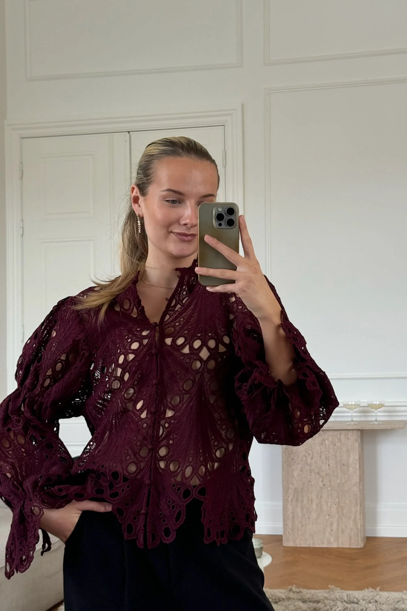MajaIC Shirt - Bordeaux - Image 3