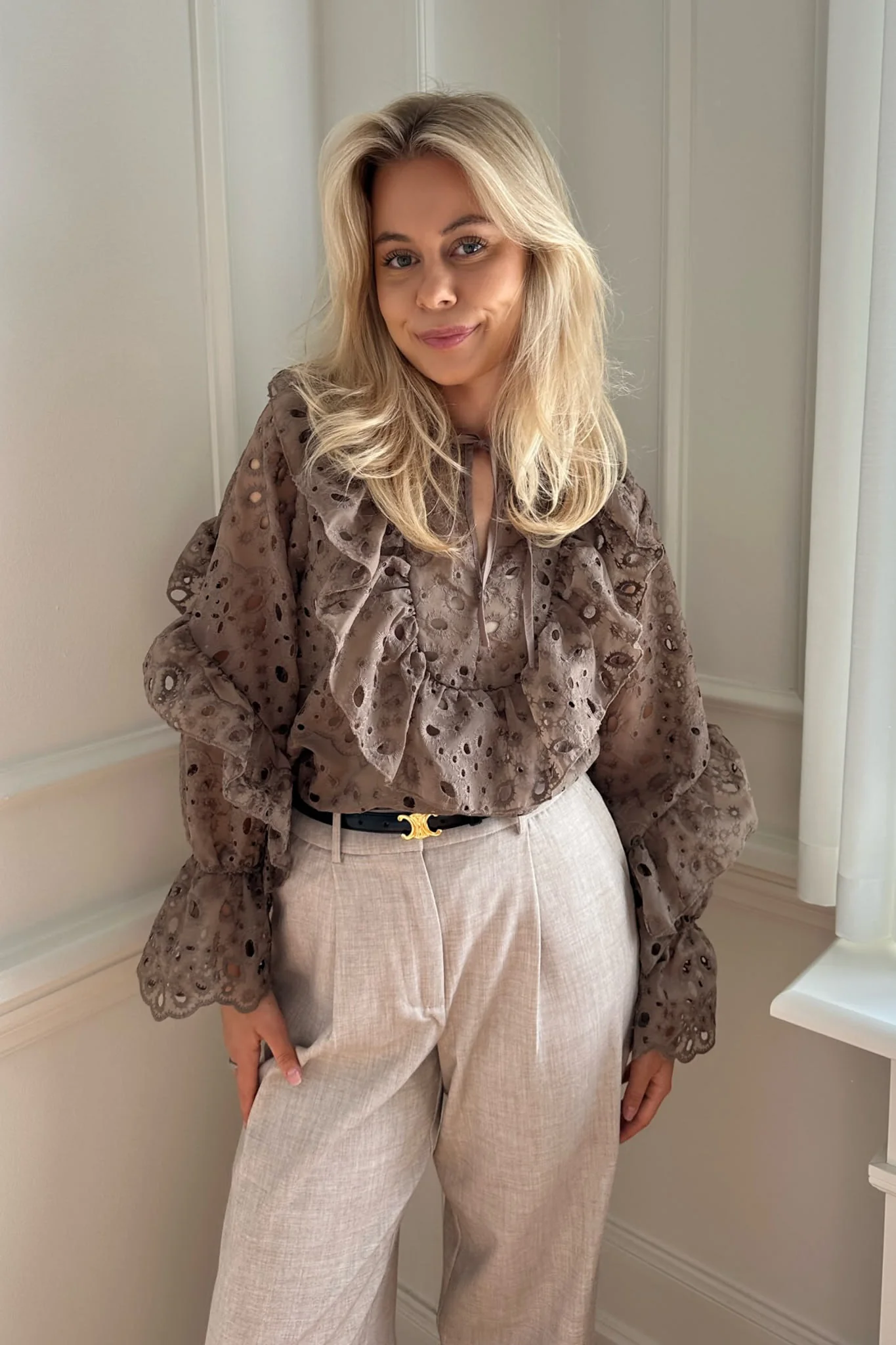 MalouIC Blouse - Mocca - Image 4
