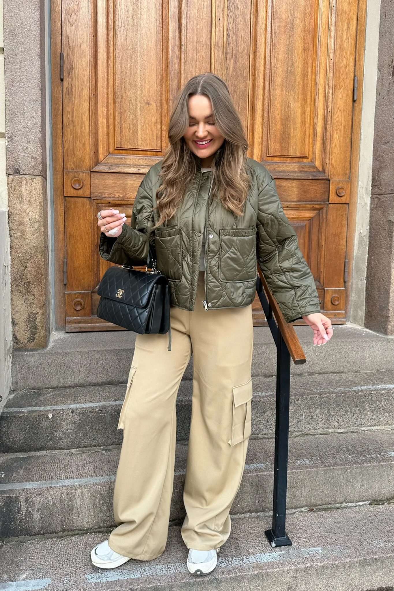 JDYMambo Onion Short Jacket - Dark Olive - Image 4