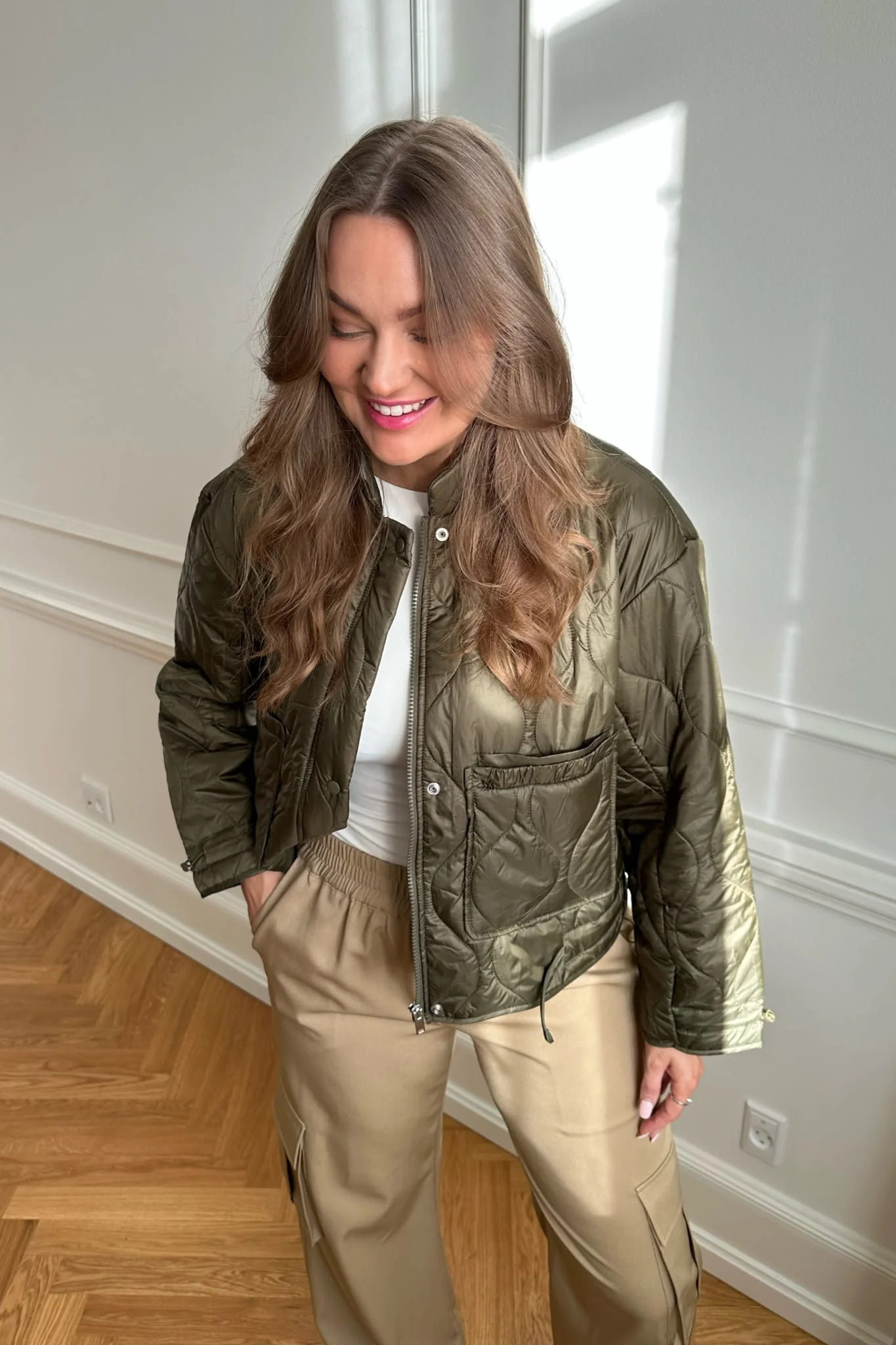 JDYMambo Onion Short Jacket - Dark Olive - Image 5