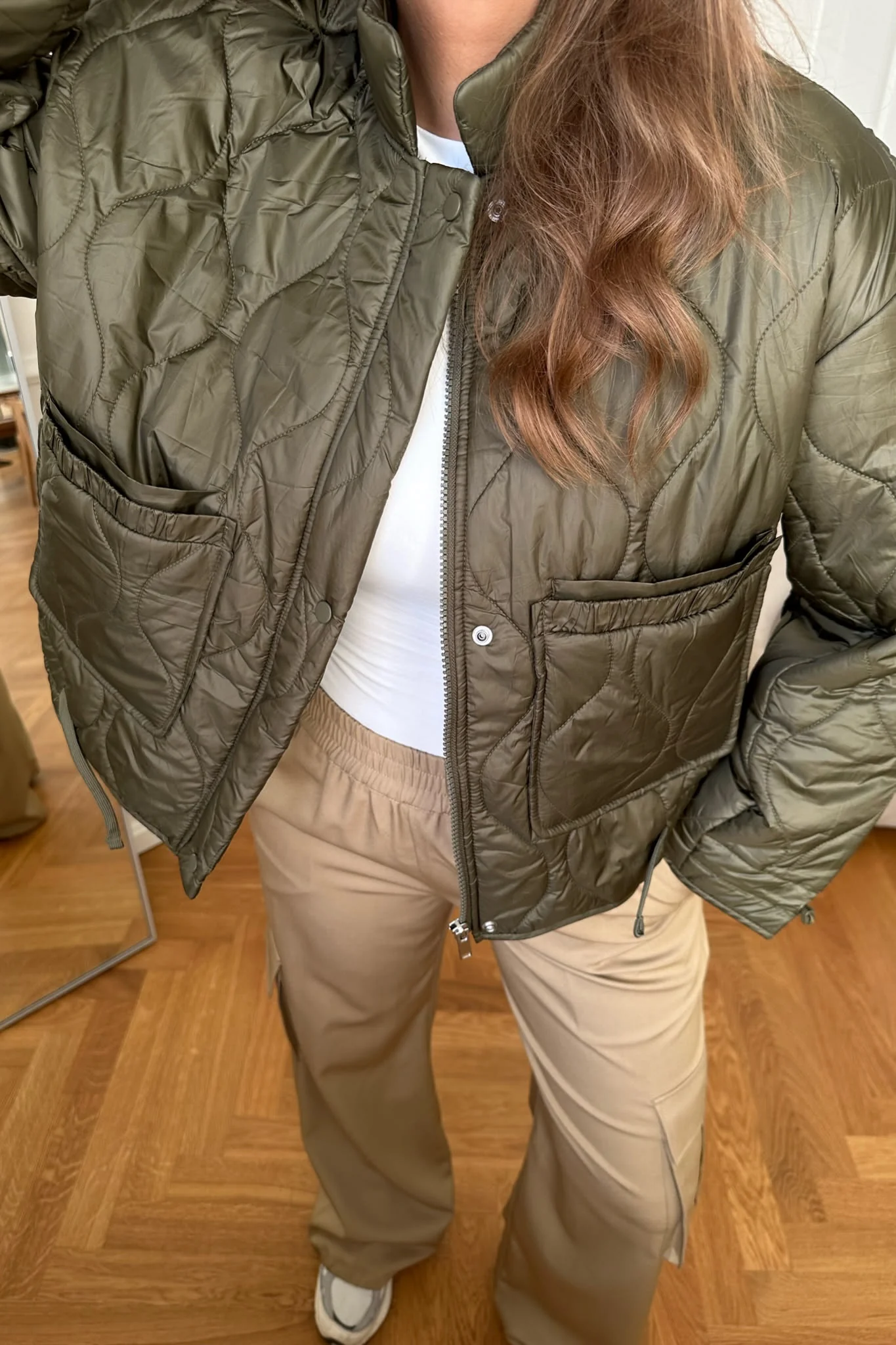 JDYMambo Onion Short Jacket - Dark Olive - Image 6