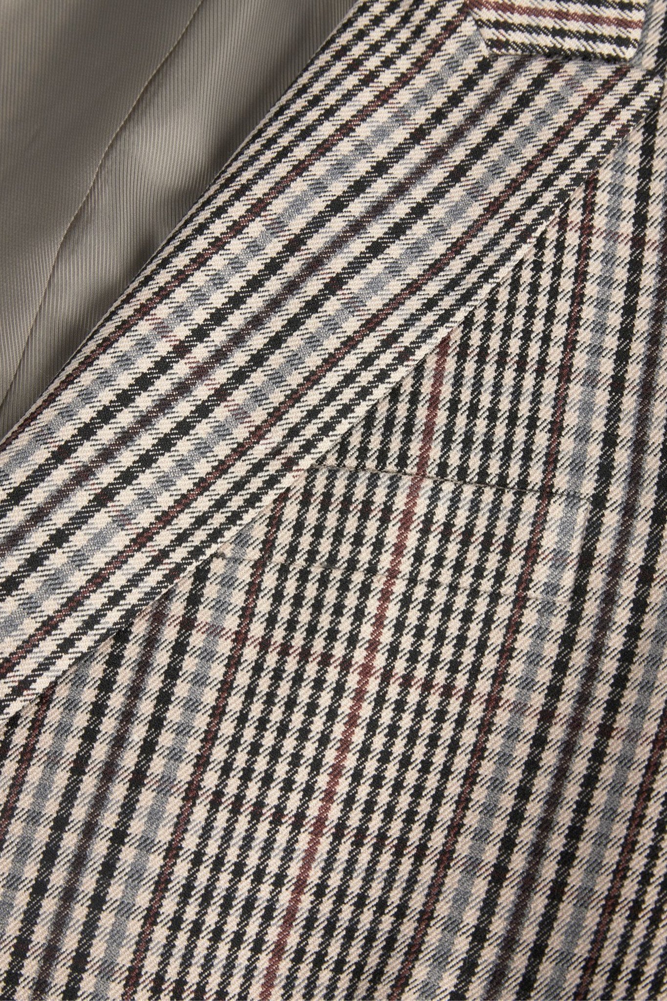 JXMary Check Blazer - Oatmeal Check - Image 9