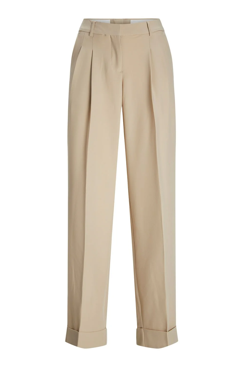 JXMary Regular Pleated MW Pants - Oatmeal - Image 7