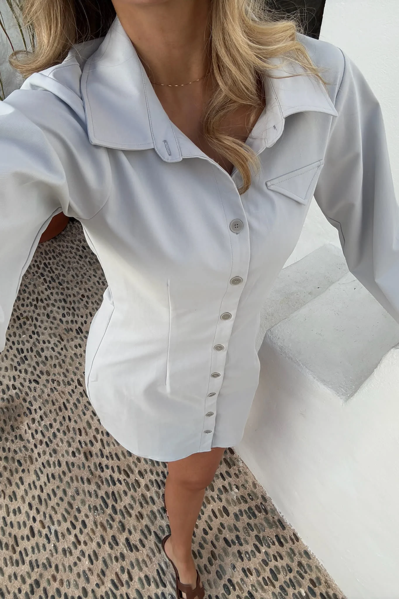 MaryIC Dress - Light Blue - Image 5