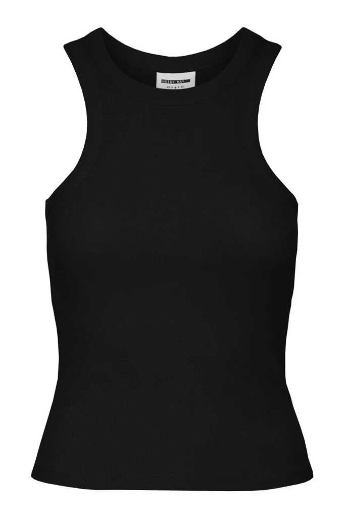 NMMaya SL Halter Neck Top - Black - Image 5