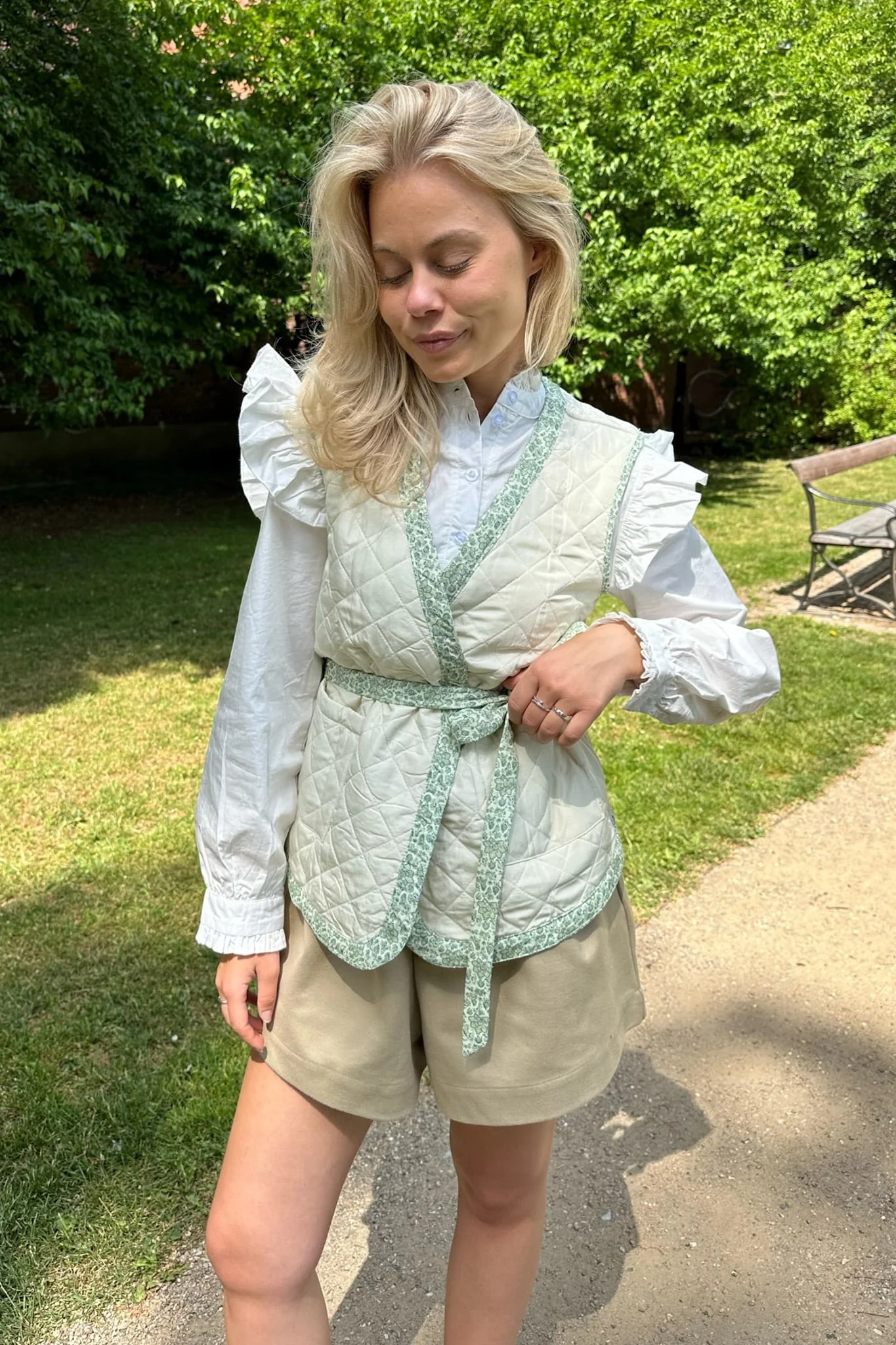 VMMaya SL Belt Vest - Meadow Mist Loden Frost Bani - Image 6