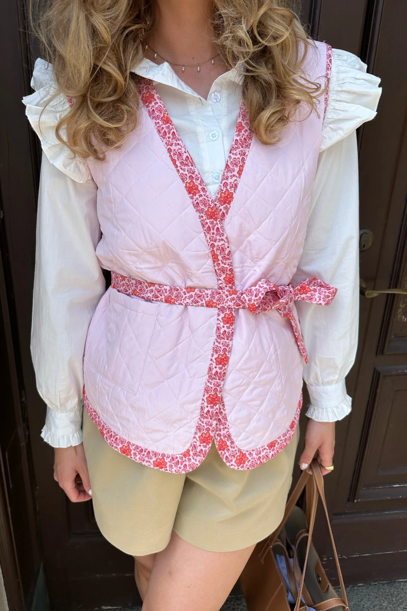VMMaya SL Belt Vest - Parfait Pink Bitter Sweet Bani - Image 2